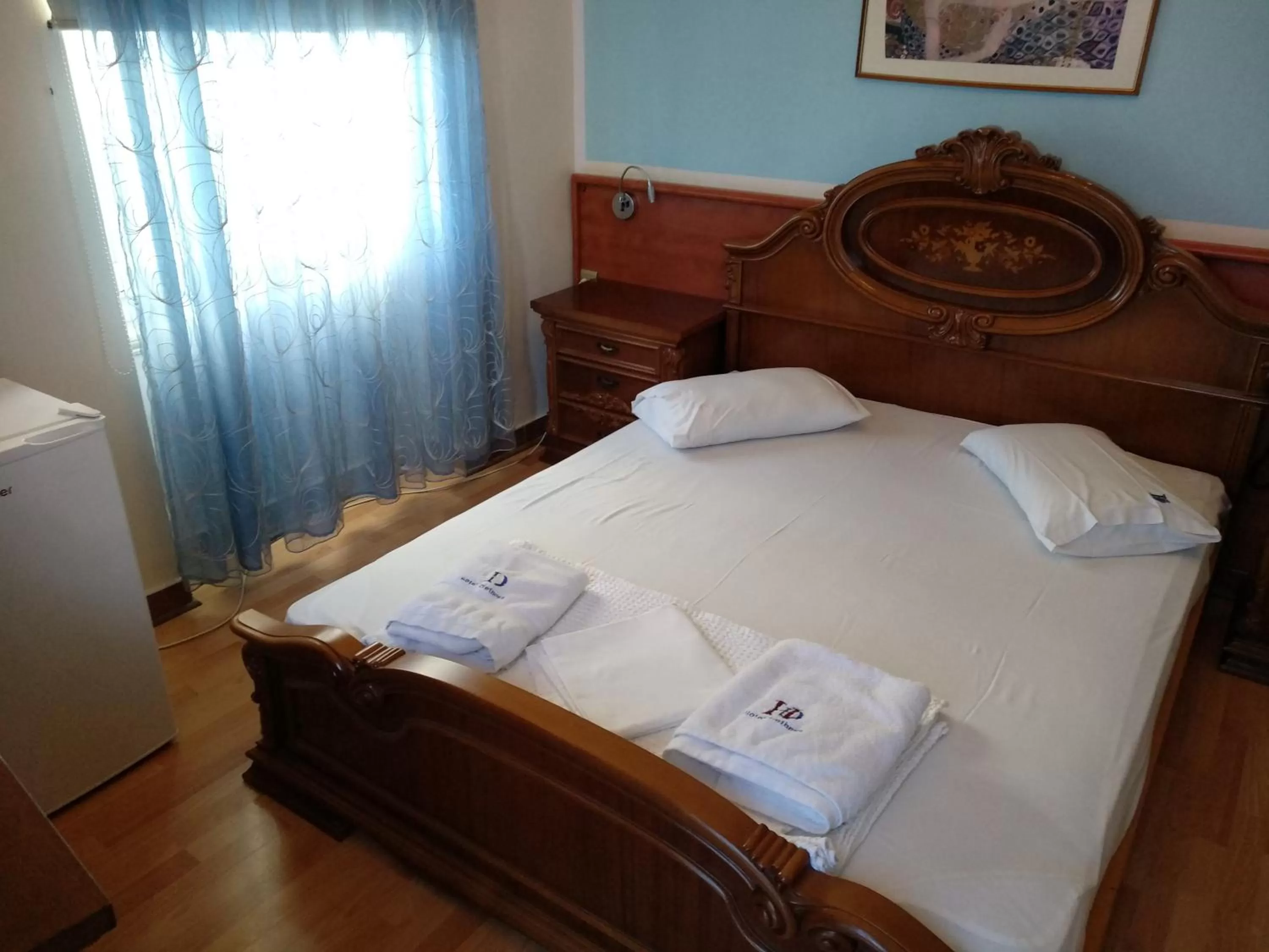 Bed in Diethnes Hotel