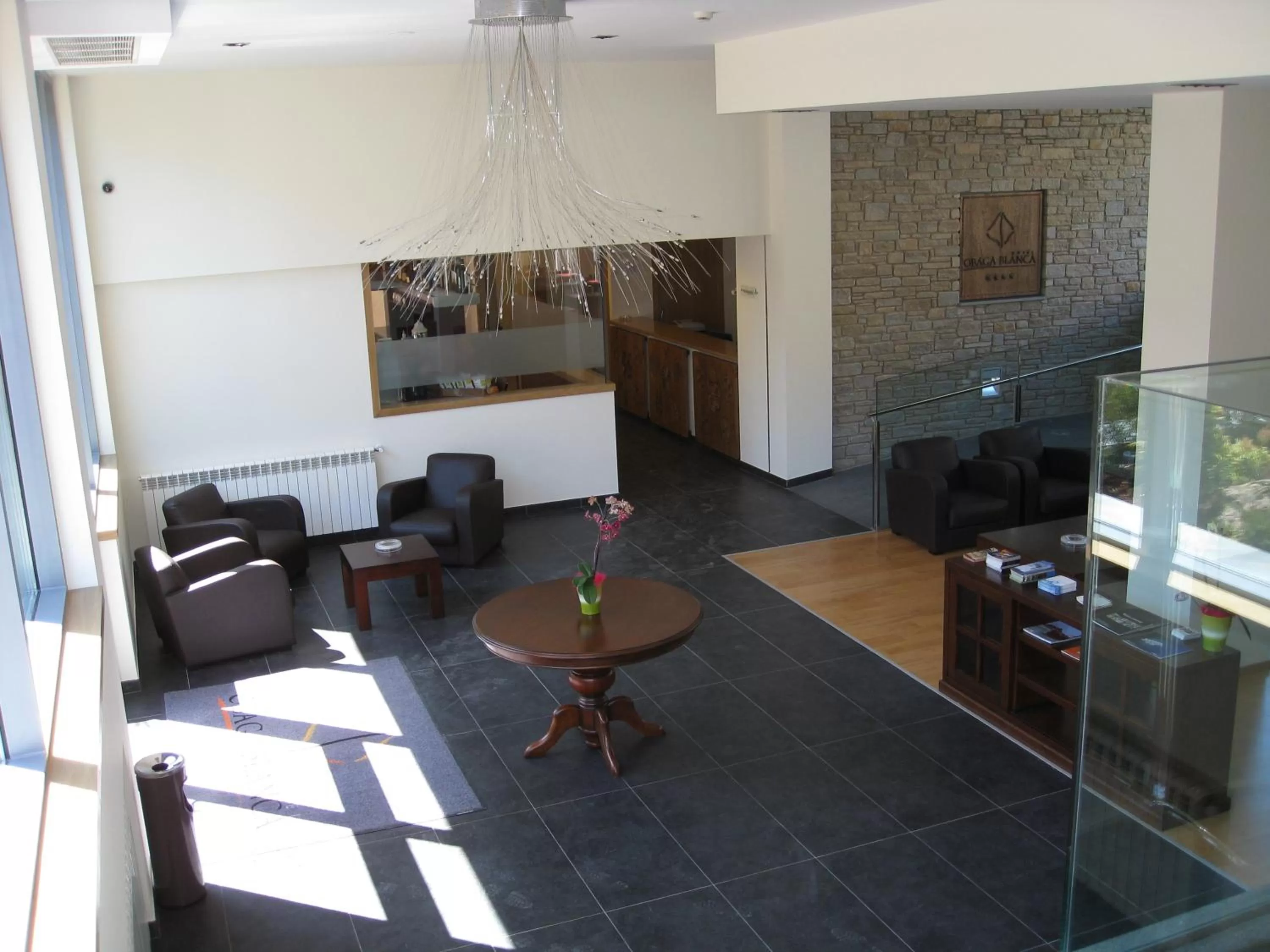 Lobby or reception in Obaga Blanca & Spa