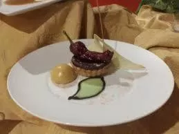 Food close-up in Palazzo dei Poeti