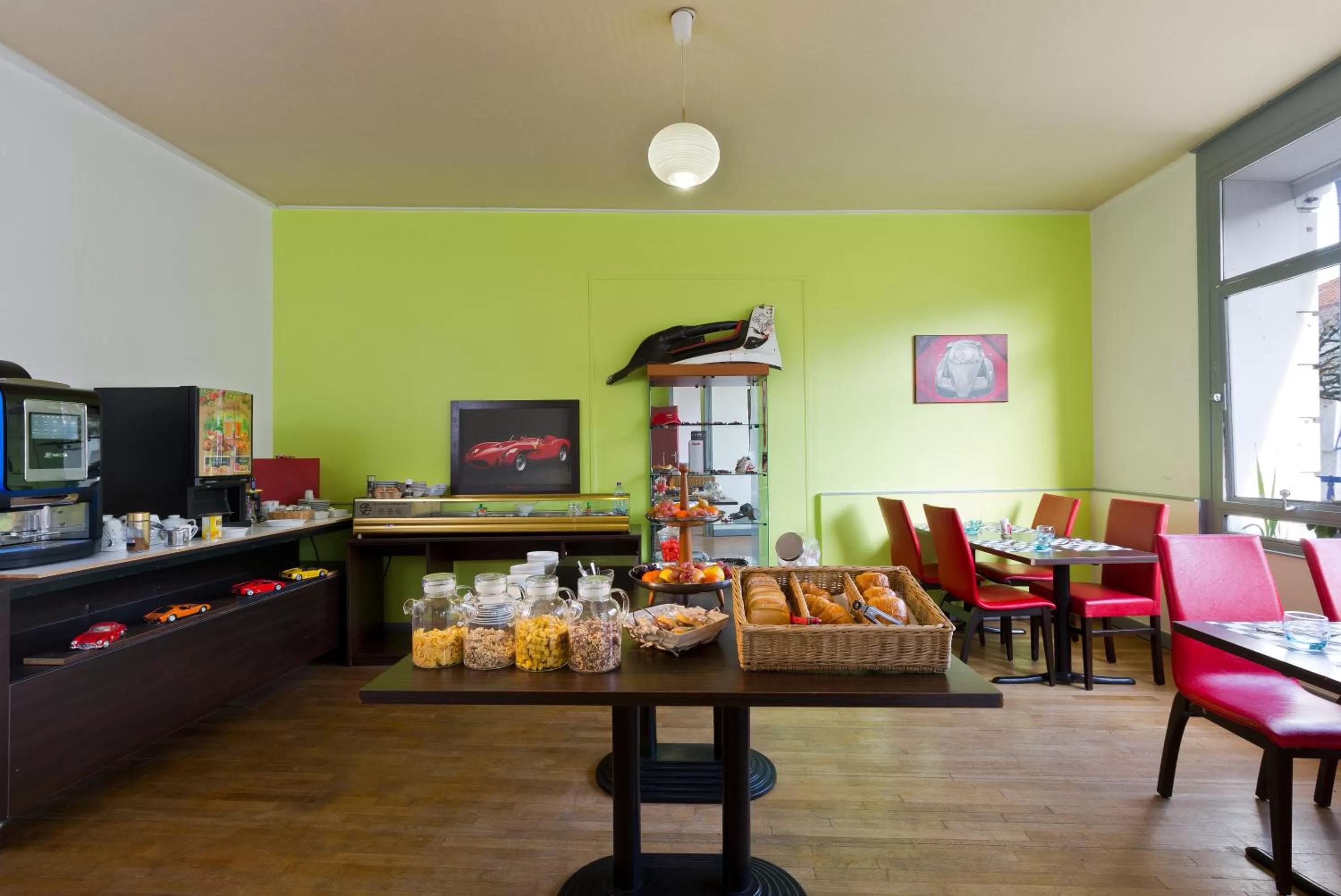 Buffet breakfast in Enzo Hotels Contrexeville