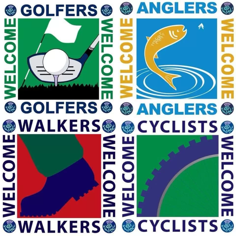 Logo/Certificate/Sign in Dryburgh Arms Pub with Rooms