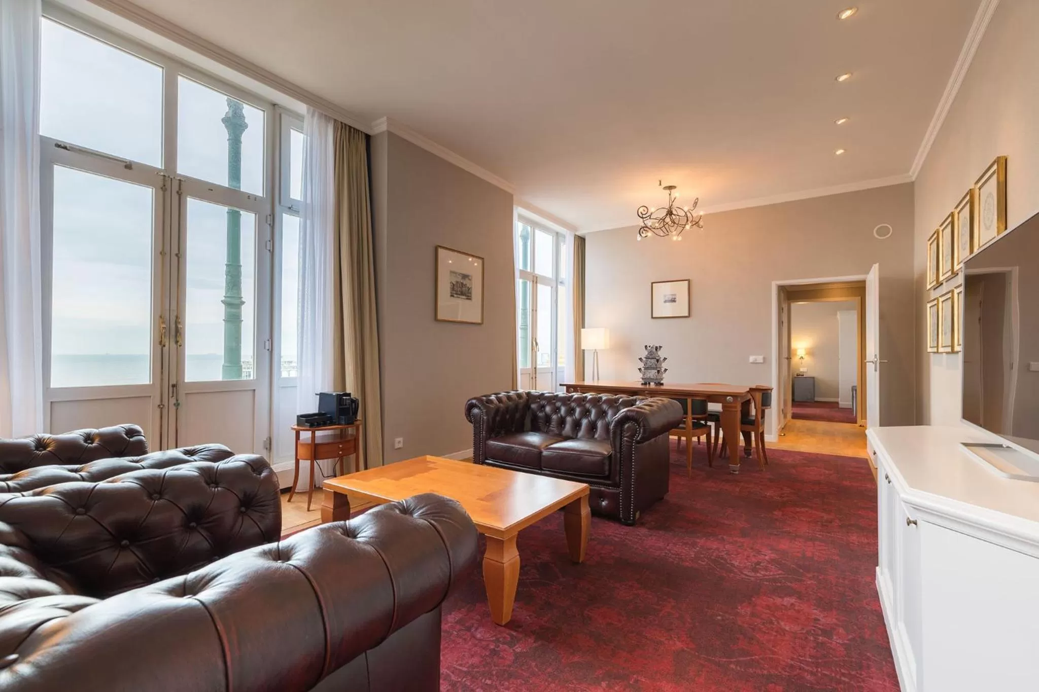 Living room in Grand Hotel Amrâth Kurhaus The Hague Scheveningen