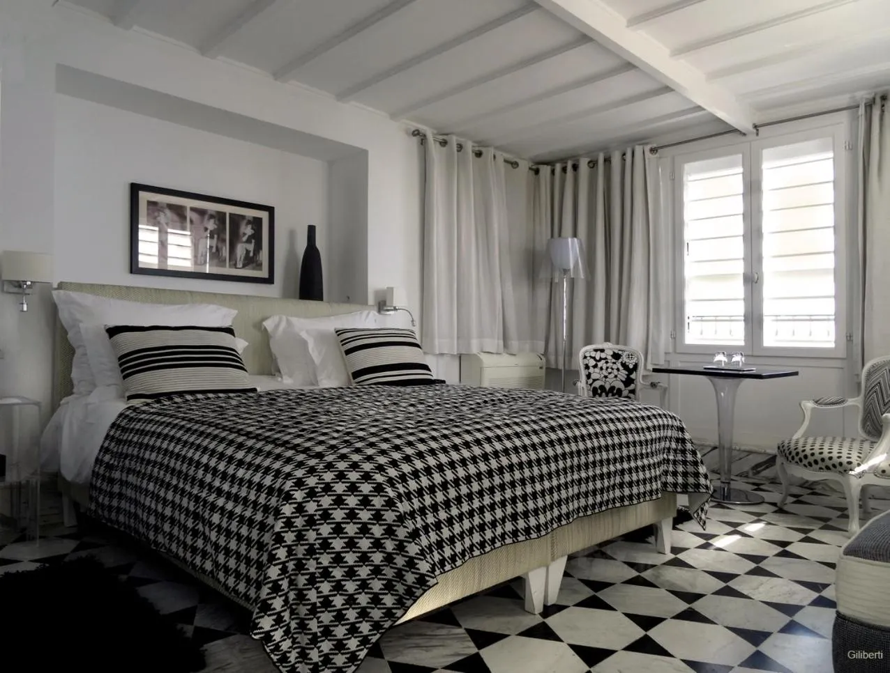 Bedroom, Bed in La Villa Bleue-Sidi Bou Said