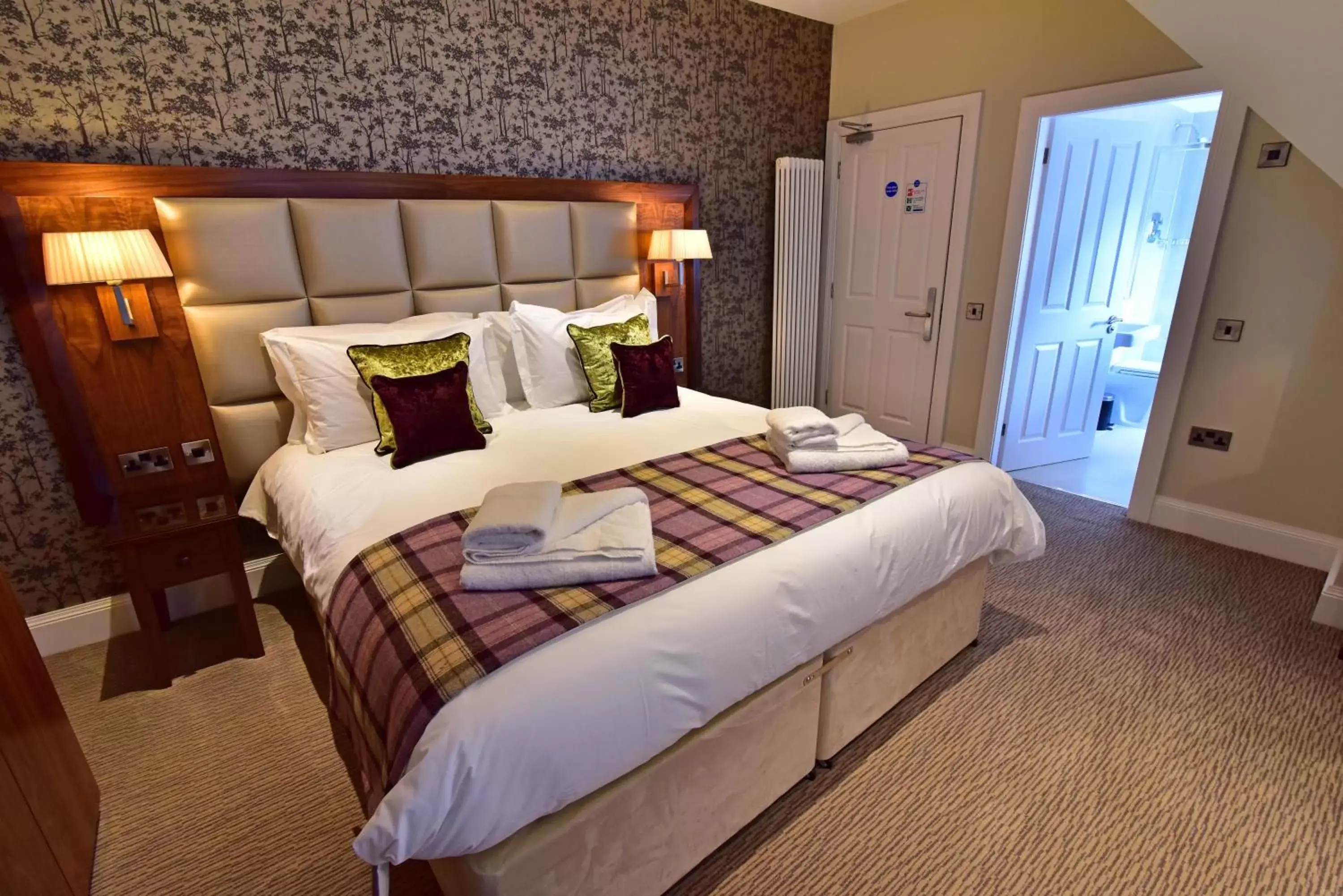Deluxe Double Room with Shower in The Townhouse Aberfeldy - Rooms & Breakfast Deluxe Double Room with Shower in The Townhouse Aberfeldy - Rooms & Breakfast