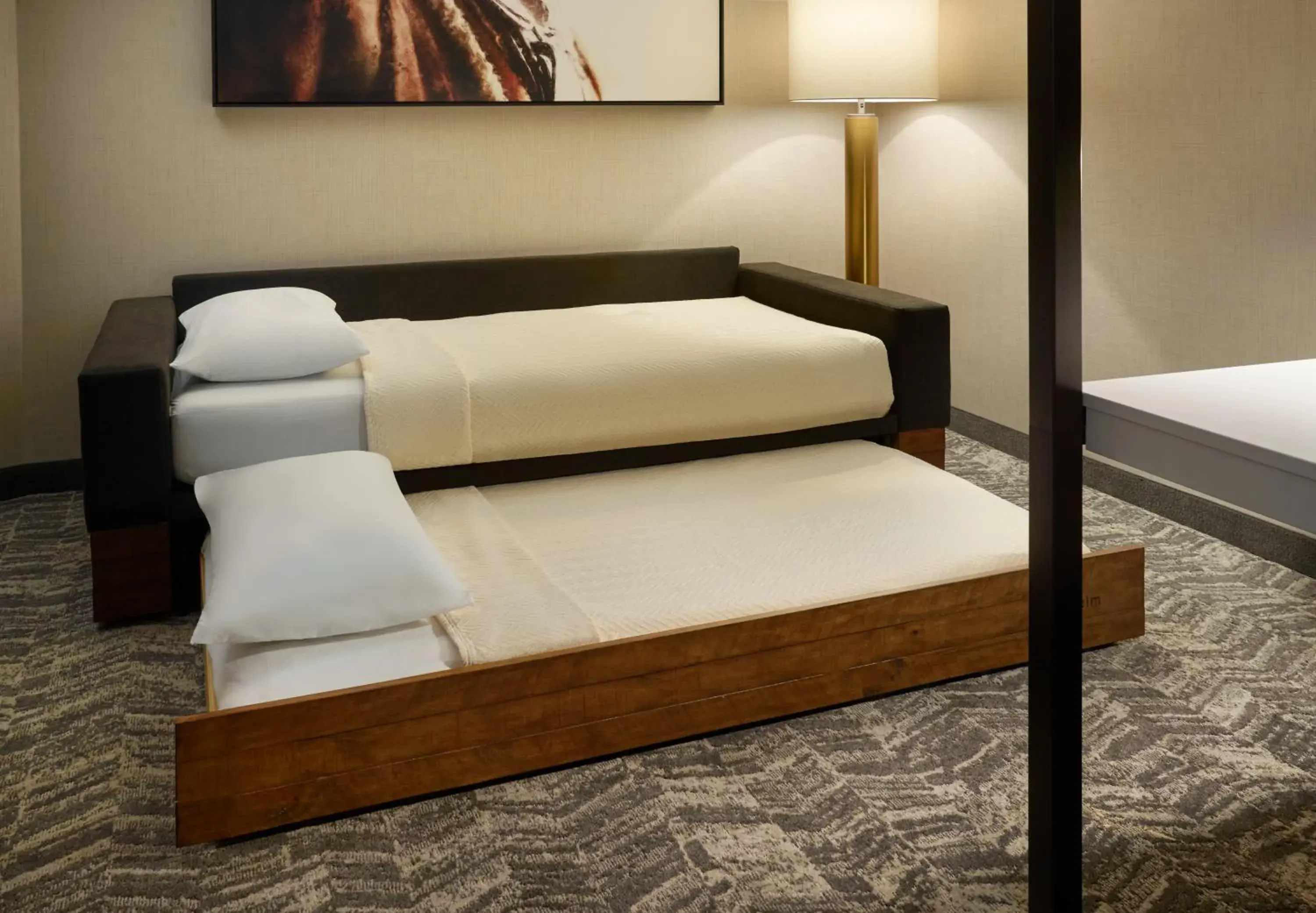 One-Bedroom King Suite with Trundle Bed and Garden View in SpringHill Suites by Marriott Franklin Mint One-Bedroom King Suite with Trundle Bed and Garden View in SpringHill Suites by Marriott Franklin Mint