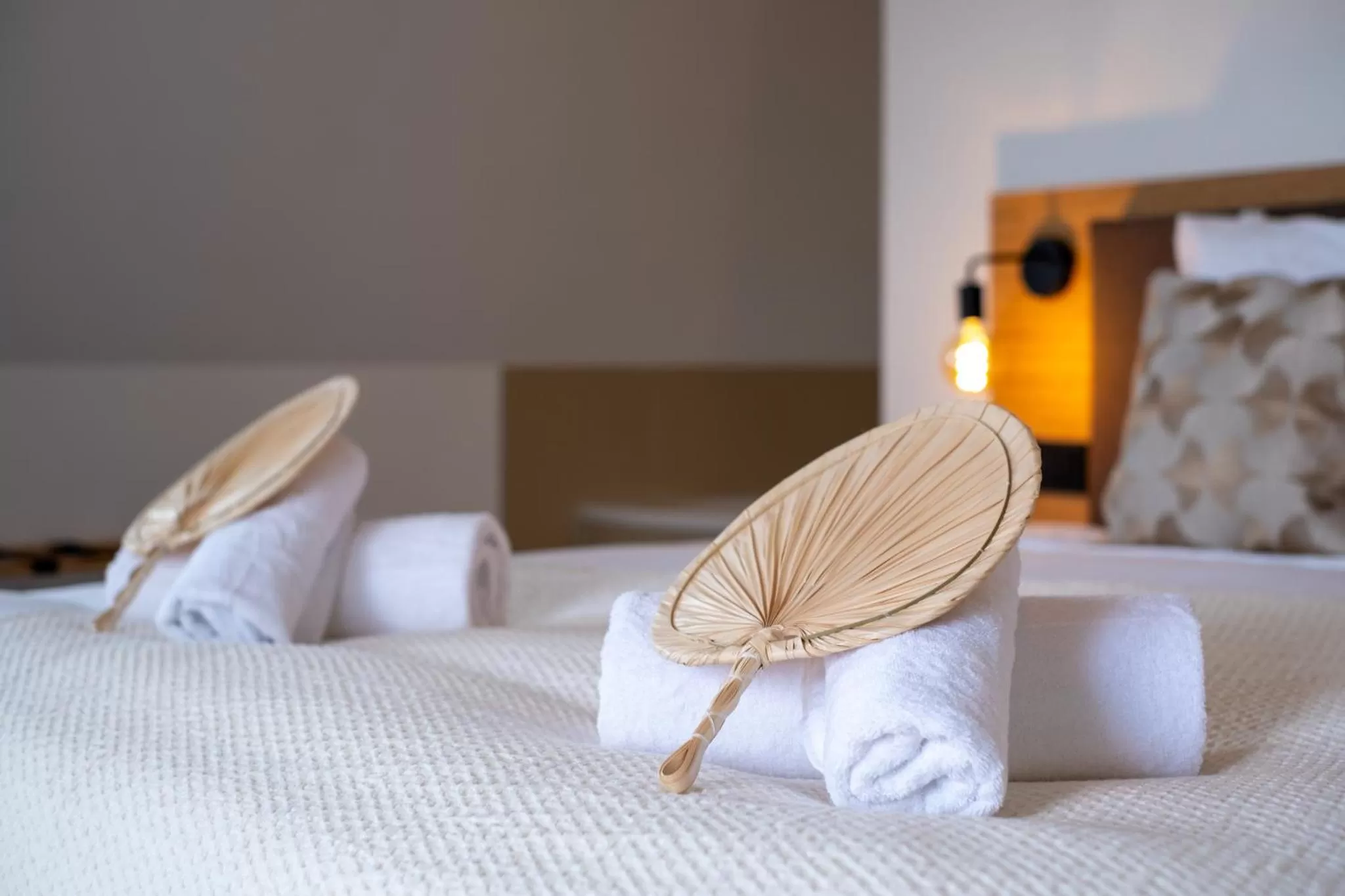 Decorative detail, Bed in Hotel Paradis Zandvoort