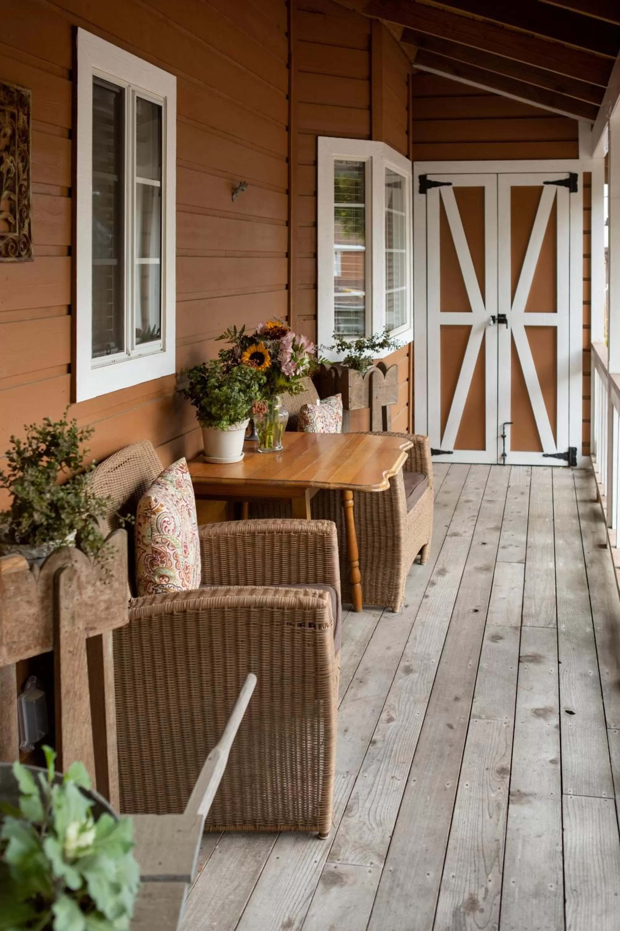 Patio in J Patrick Inn