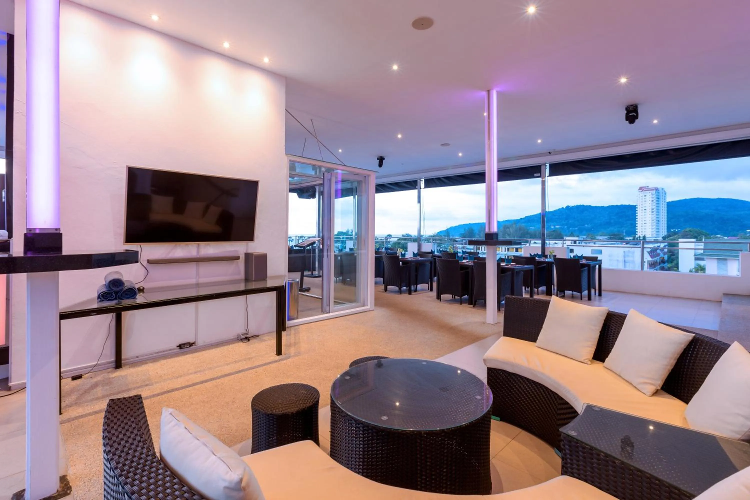 Communal lounge/ TV room in Grand Sunset Hotel Phuket