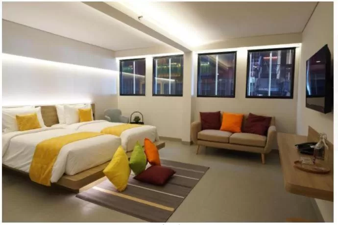 Bed in QUBIKA BOUTIQUE HOTEL