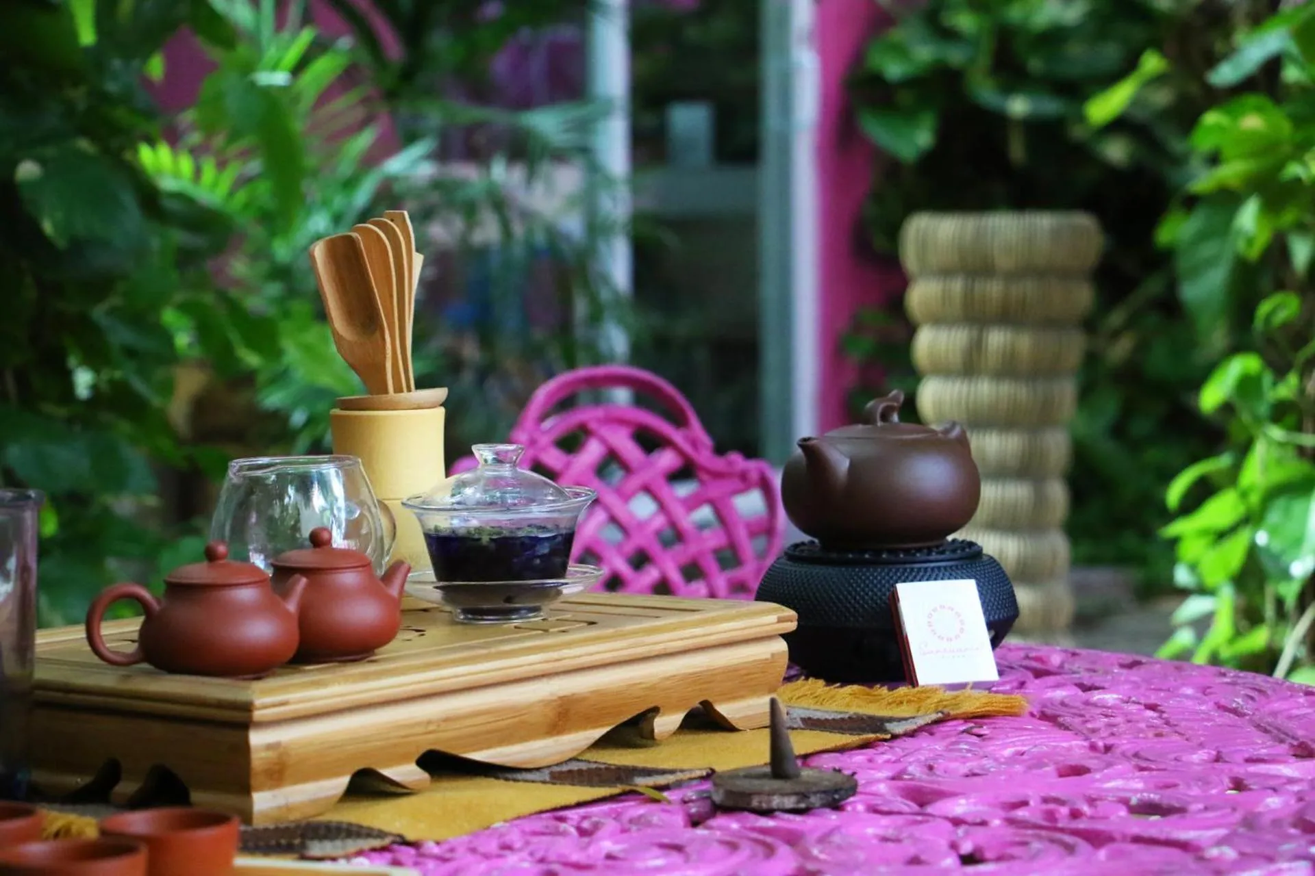 Garden in Mala Vecindad Playa Beer Hotel