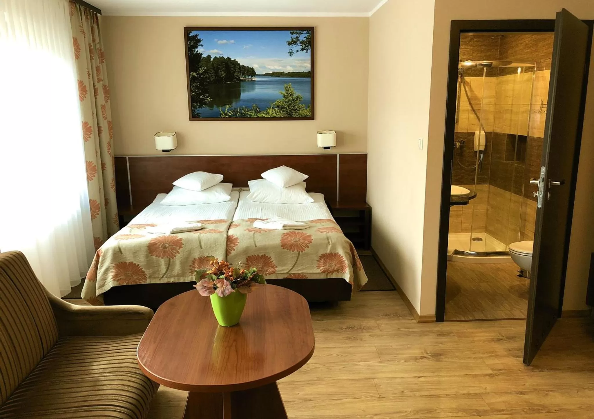 Bed in Villa Skomanda