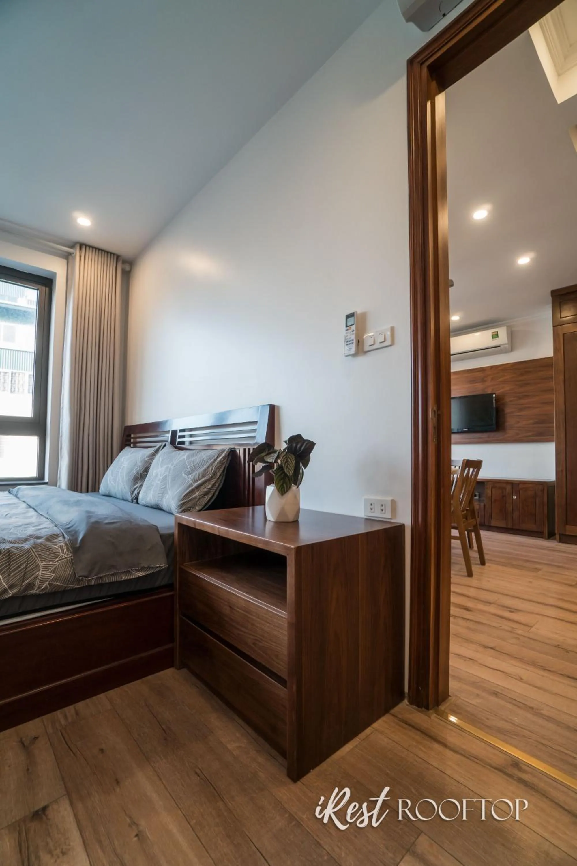 Bed in Irest Apartment