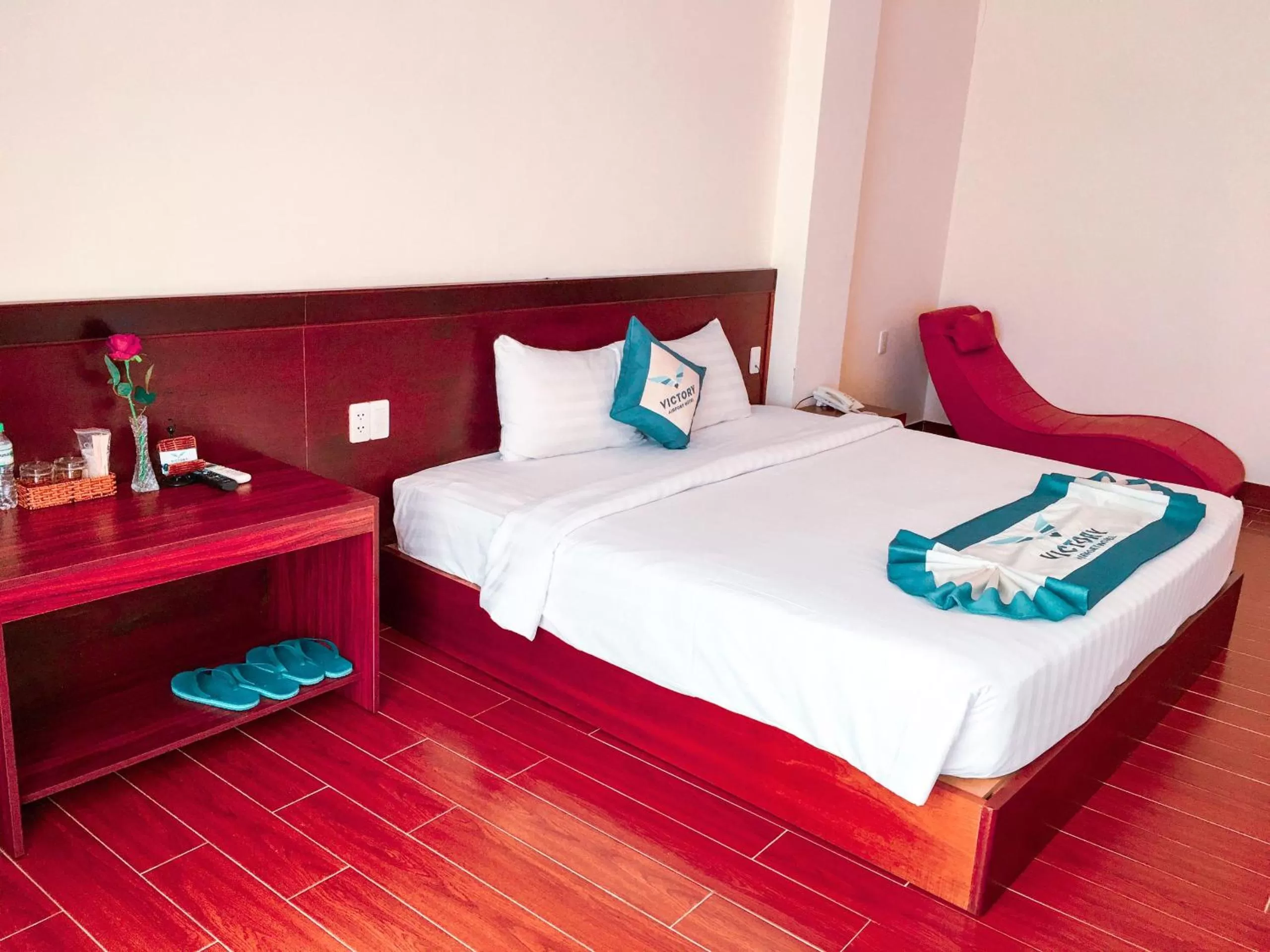 Bed in Victory Airport Hotel