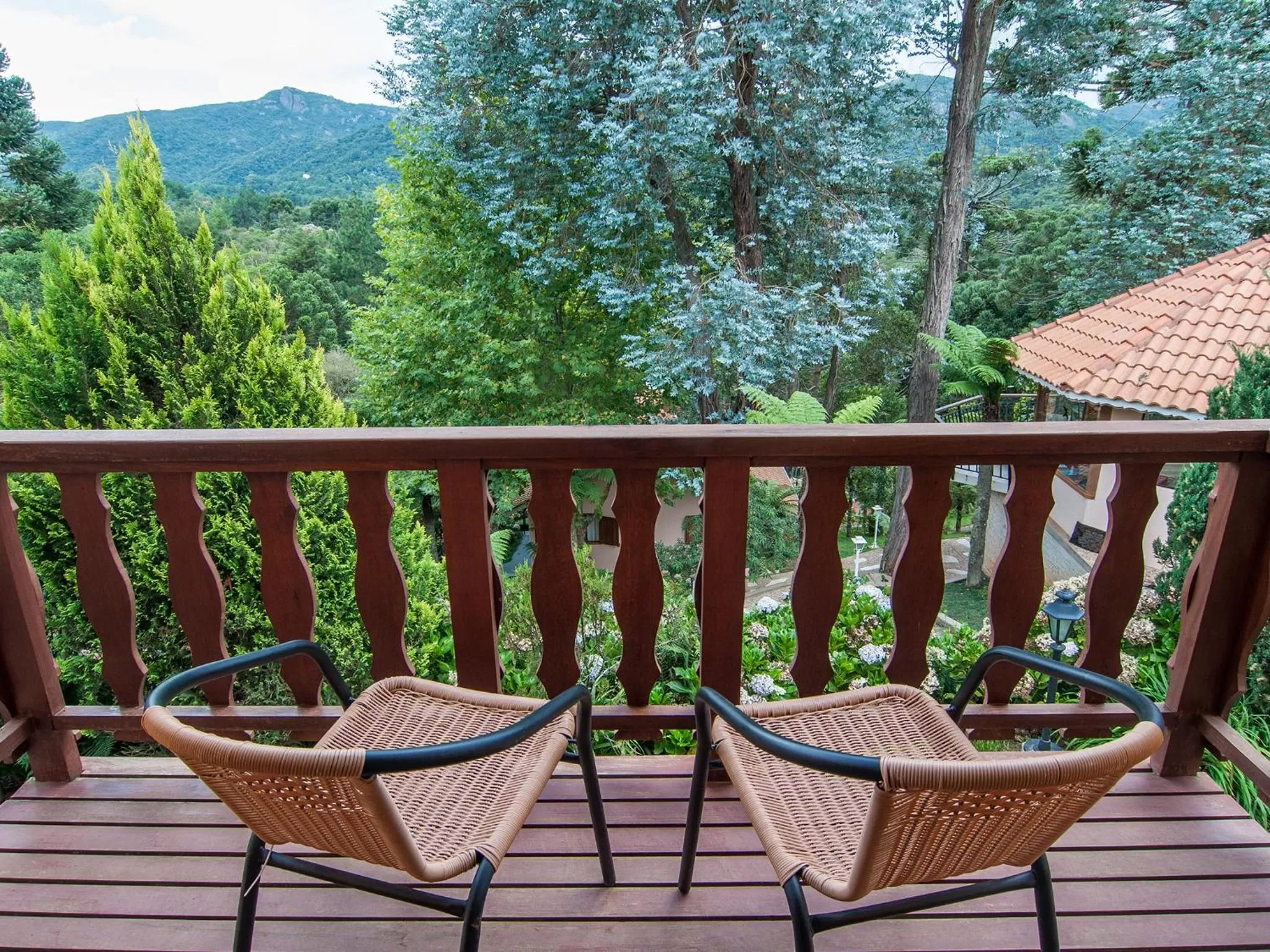 Balcony/Terrace in Pousada Ricanto Amore Mio