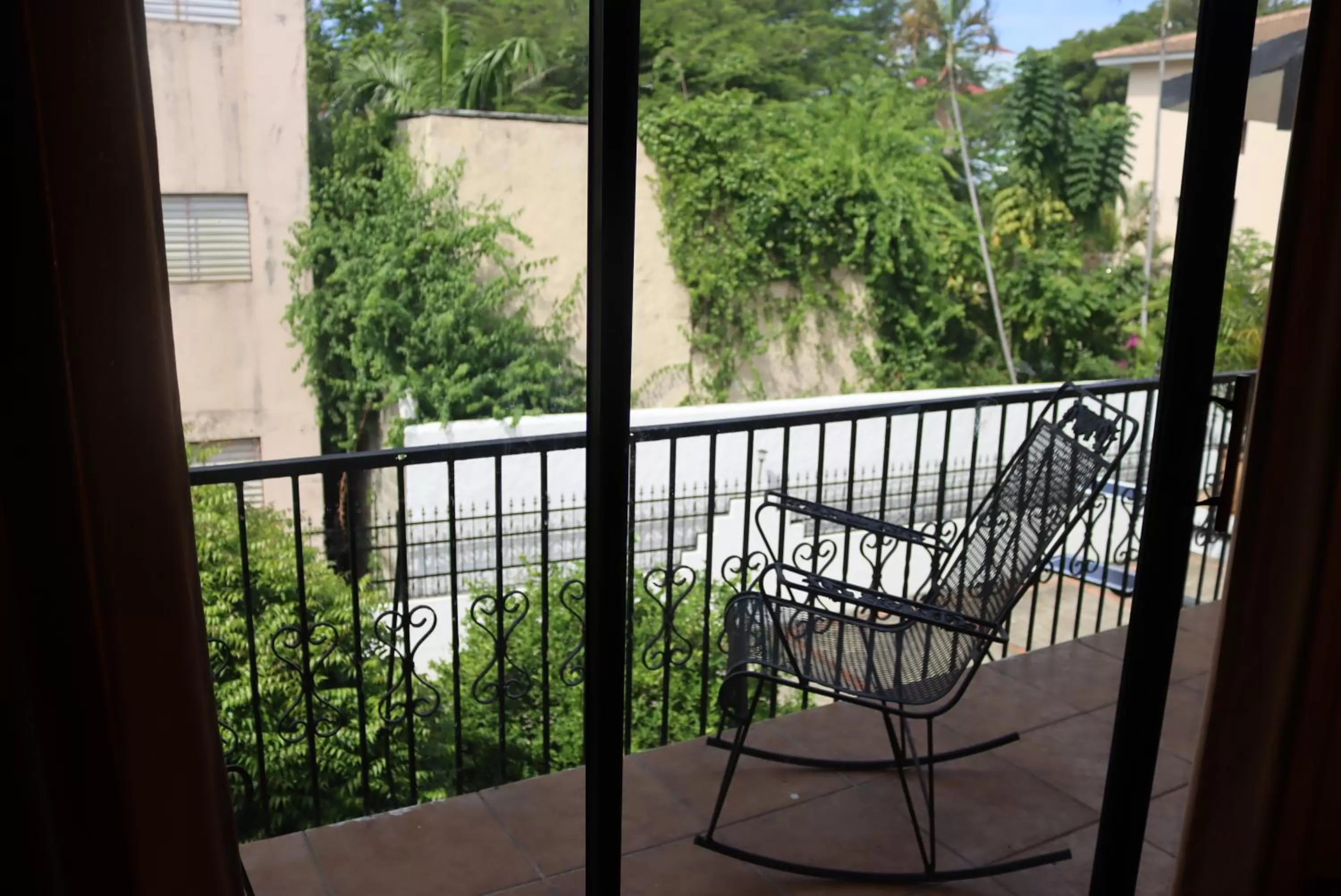 Inner courtyard view in Perla de Sosua