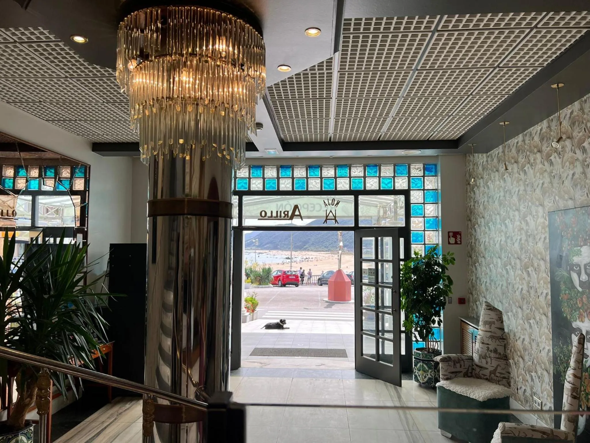 Lobby or reception in Hotel Arillo