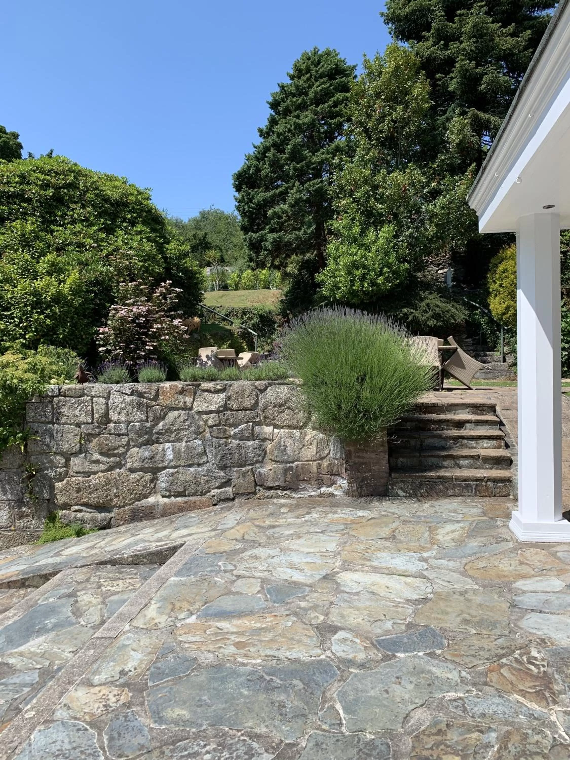 Garden in Boscundle Manor