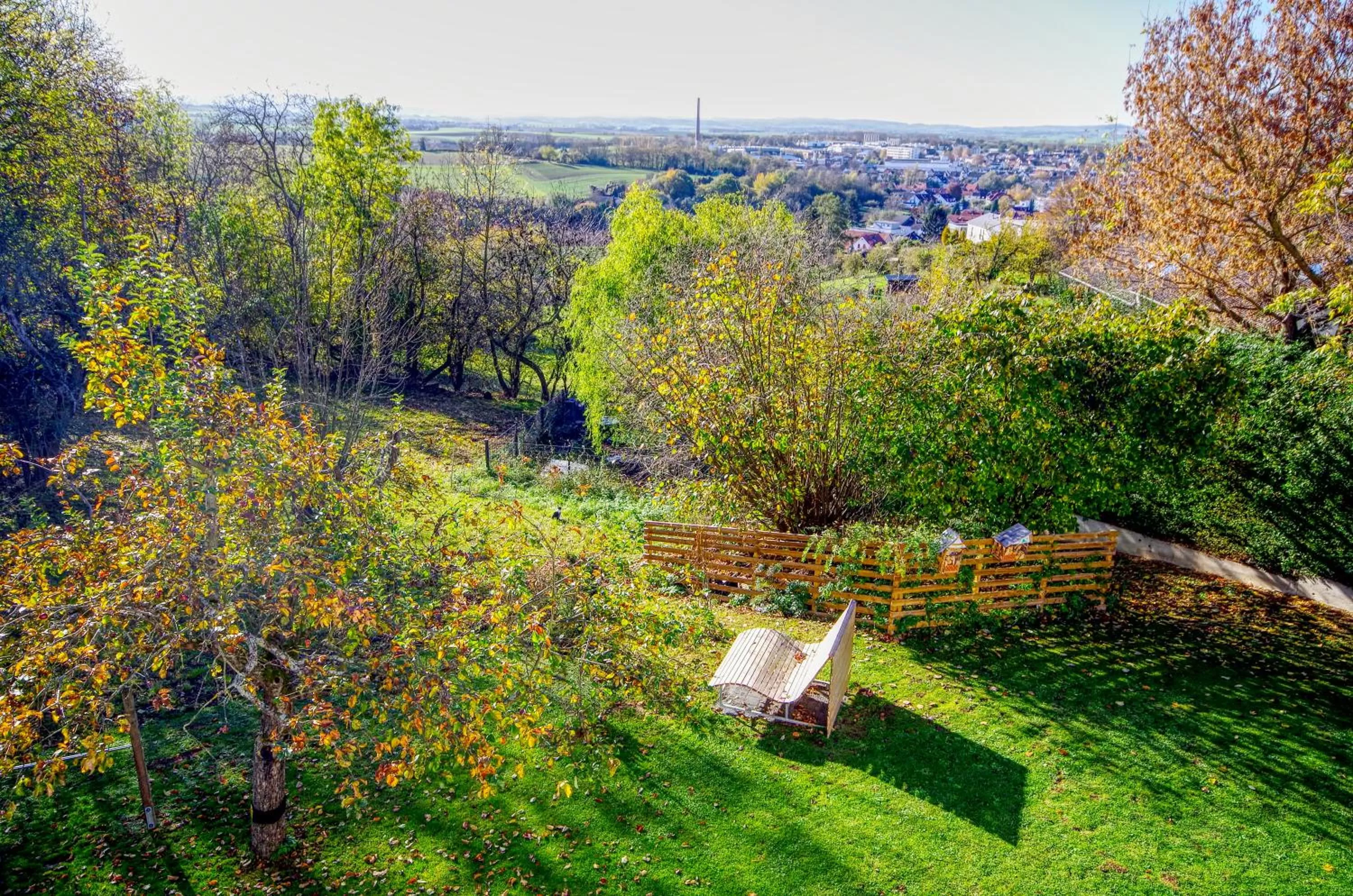 Garden view in Hotel Jakob