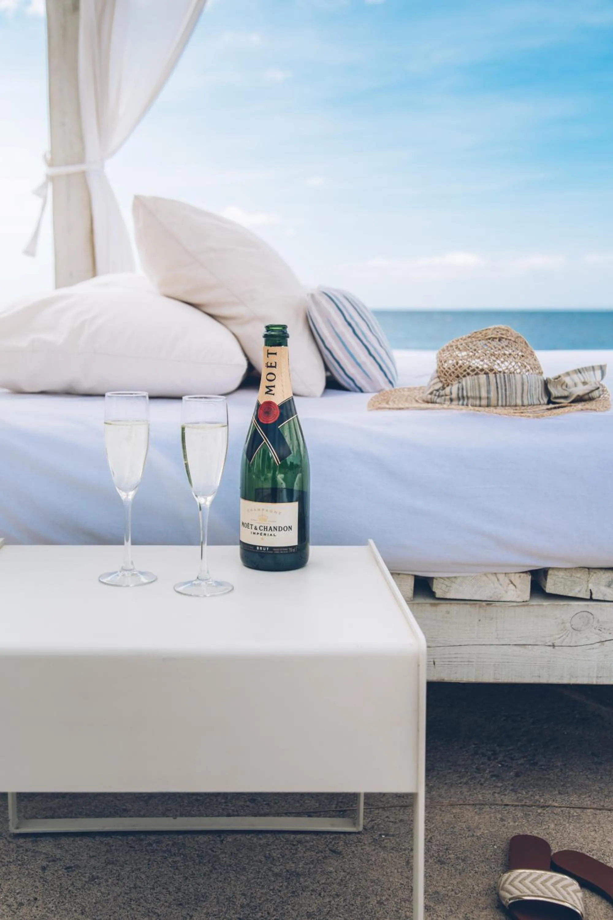 Swimming pool, Bed in Iberostar Selection Santa Eulalia Adults-Only Ibiza