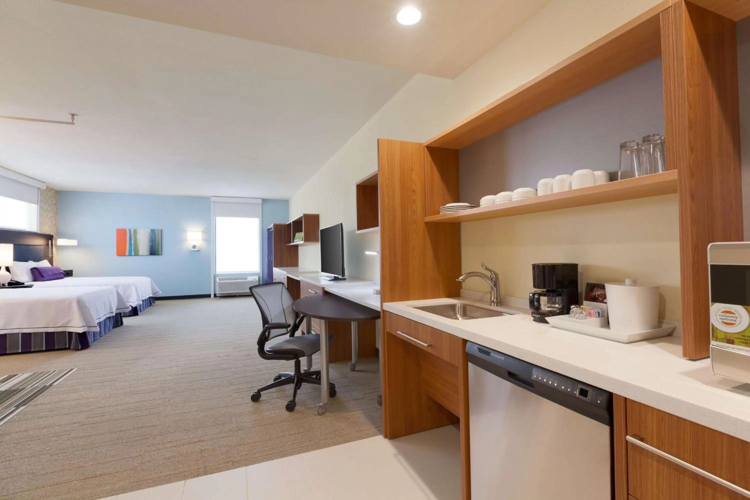 Bedroom, Bed in Home2 Suites By Hilton Oklahoma City Quail Springs