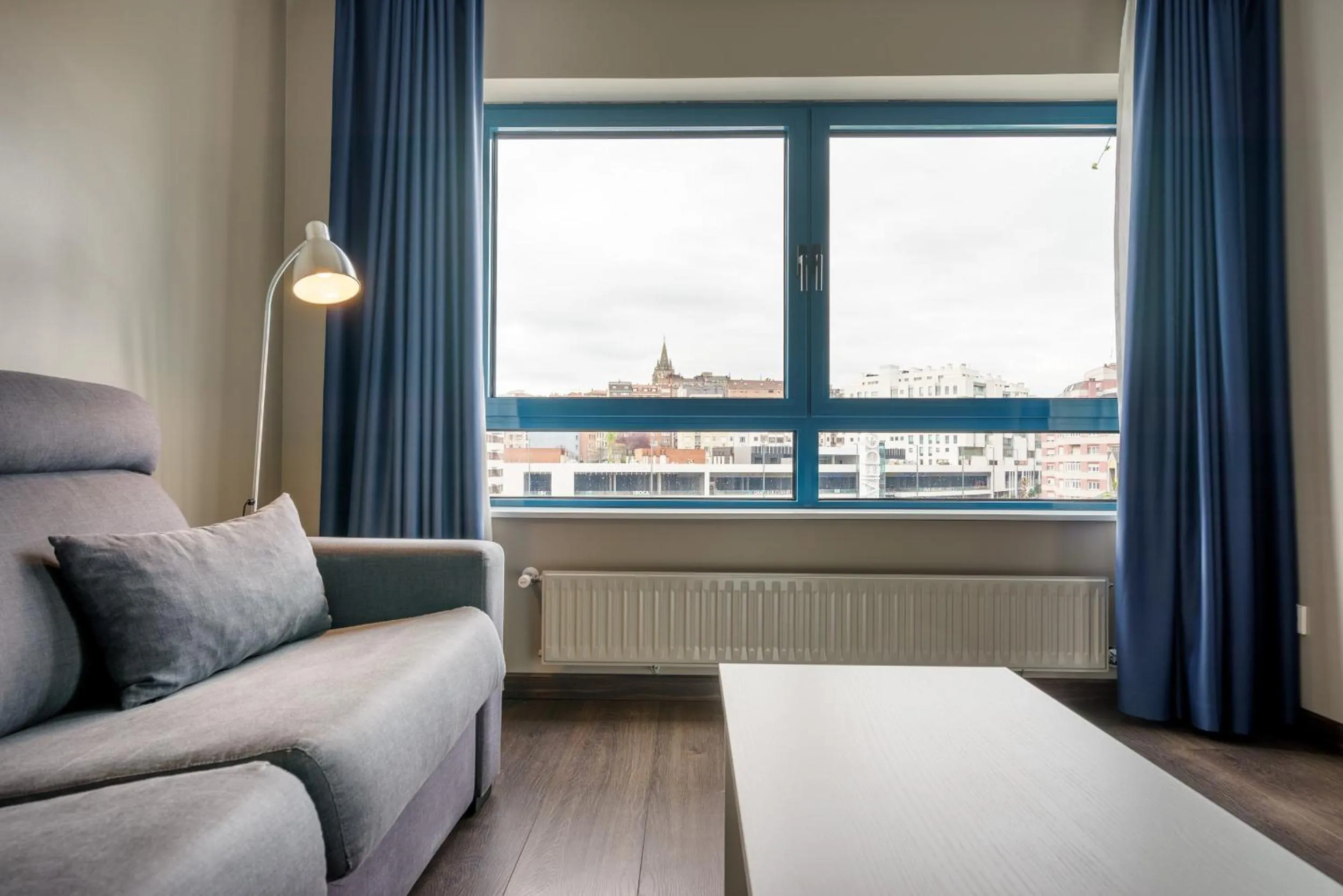 Living room, Bed in Aparthotel Campus