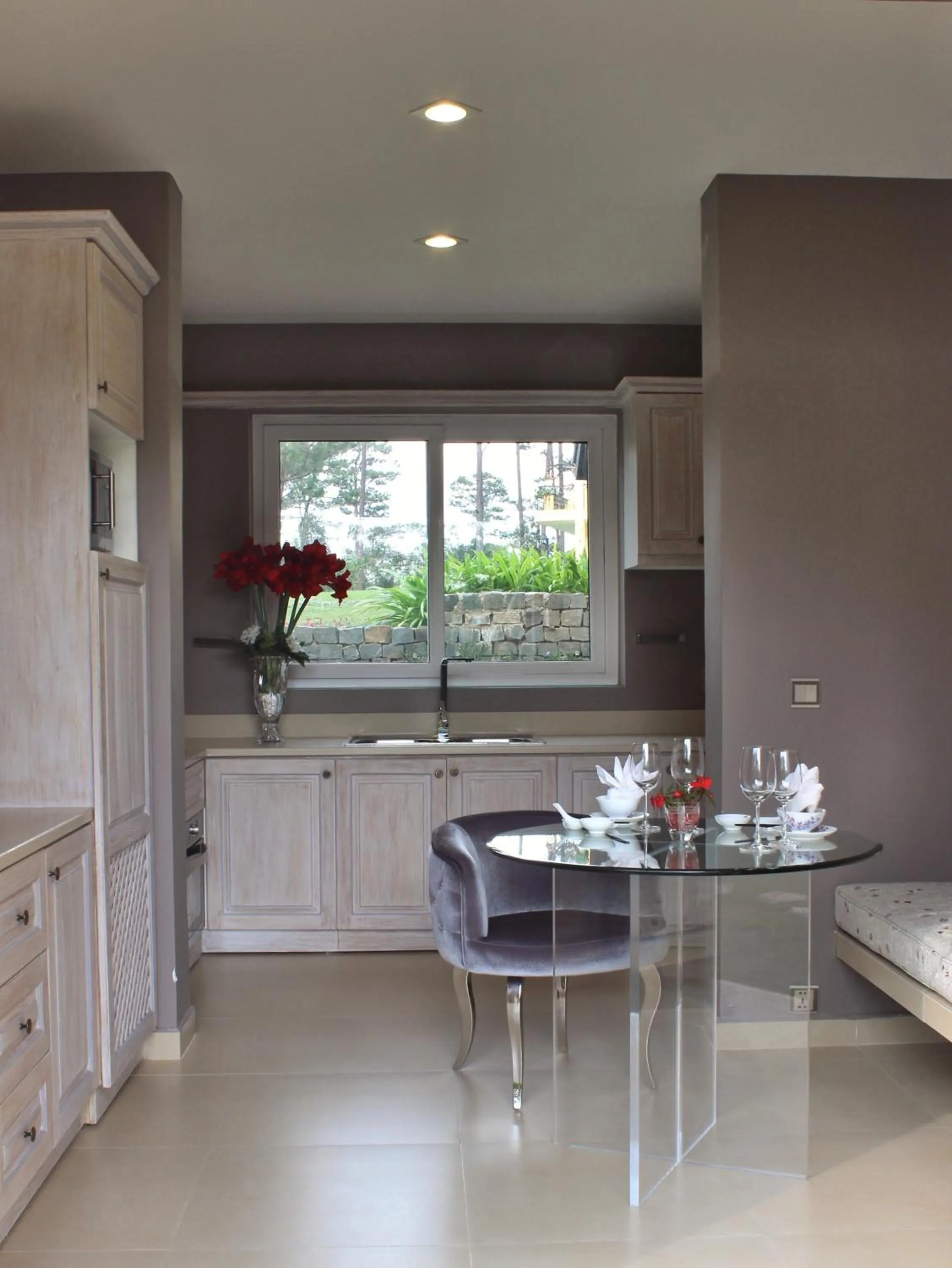 Kitchen or kitchenette in Binh An Village Resort