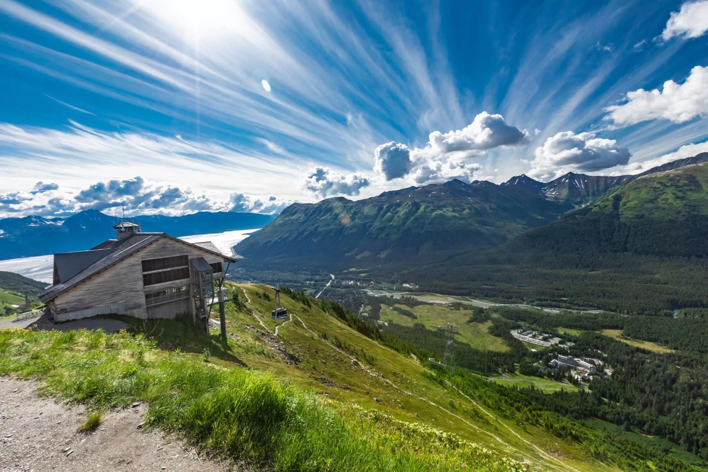 Natural landscape in Alyeska Resort