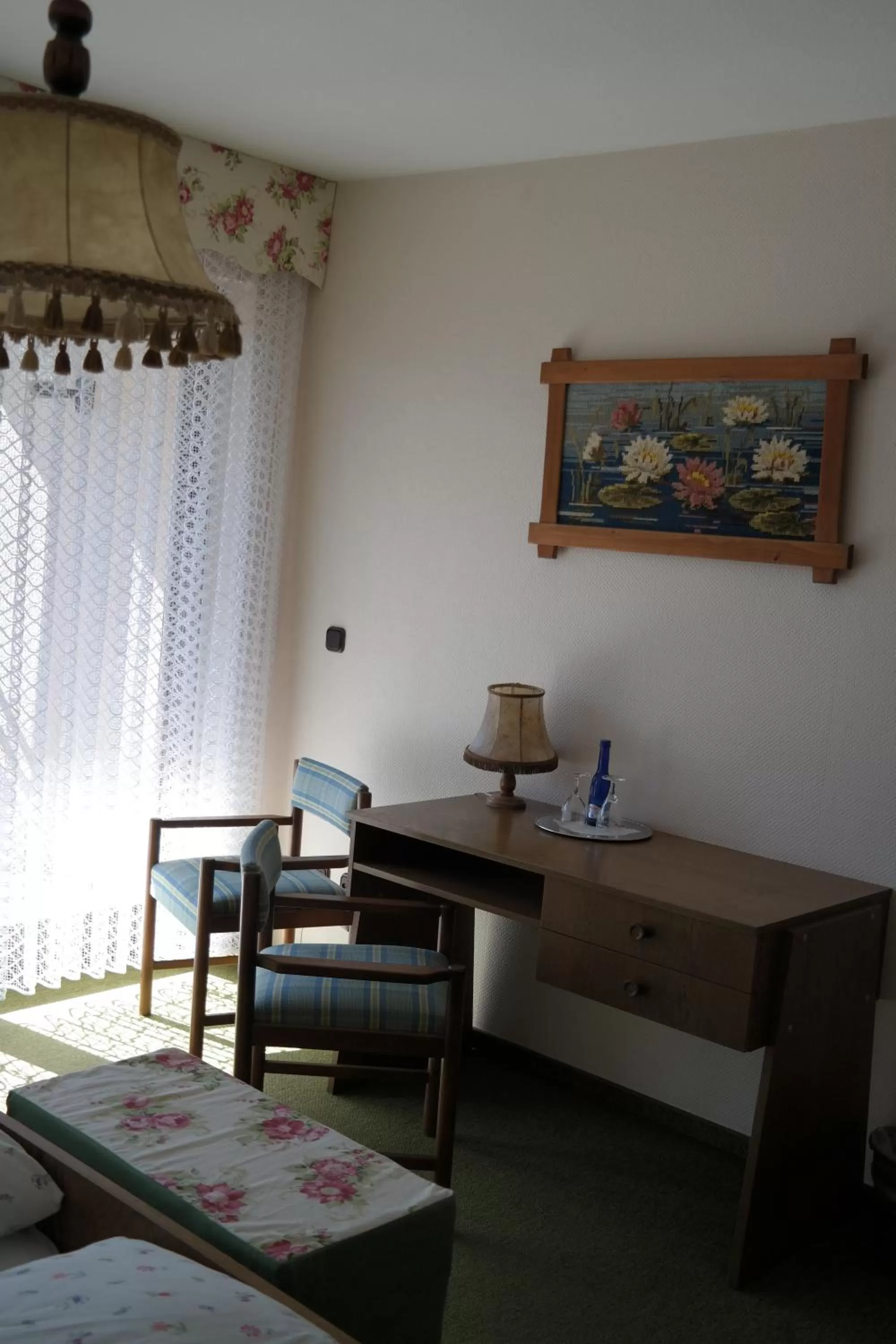 Decorative detail in Herzog's Ulsterbrücke Garni Hotel