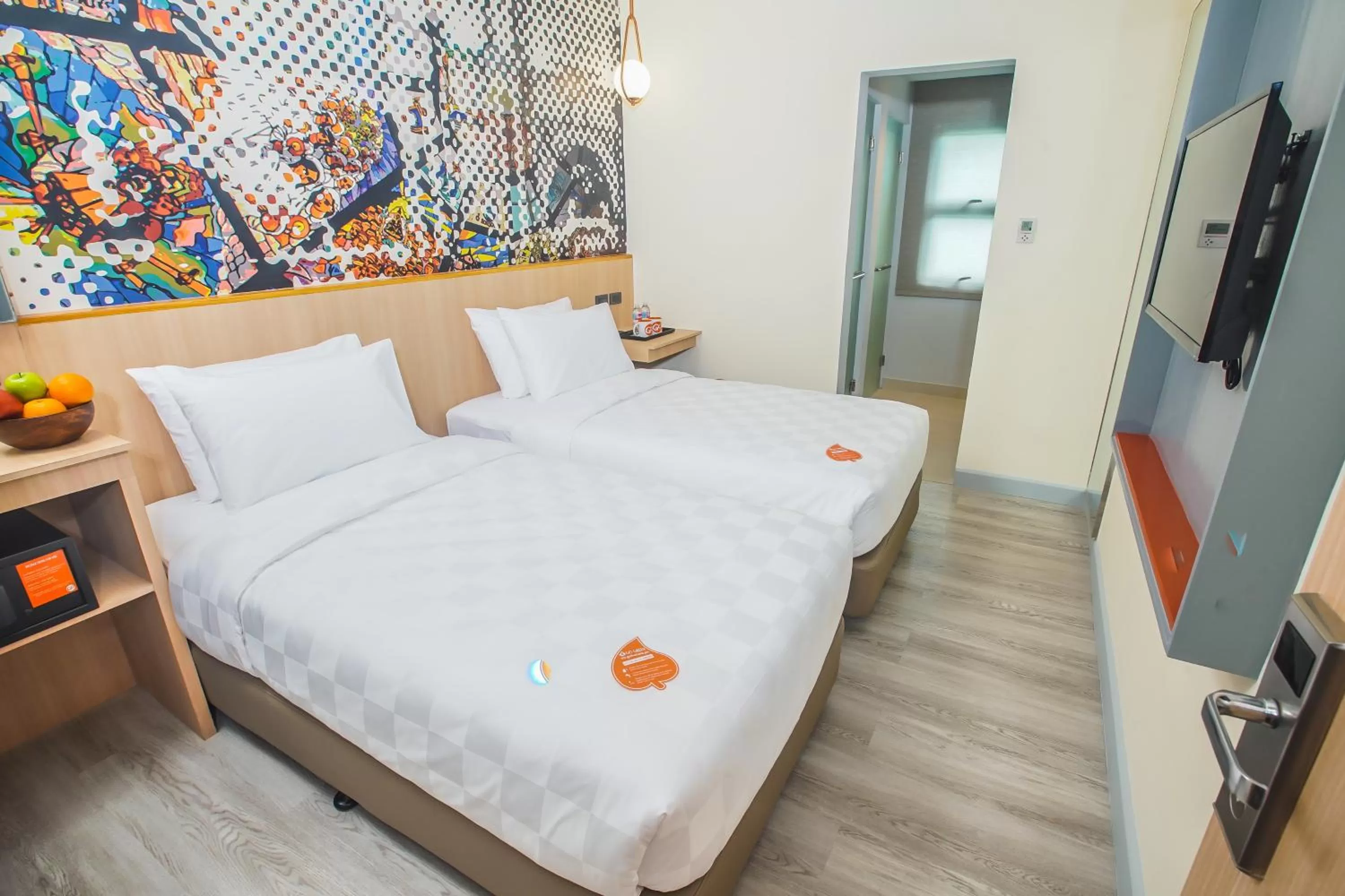 Bed in Go Hotels Plus Naga