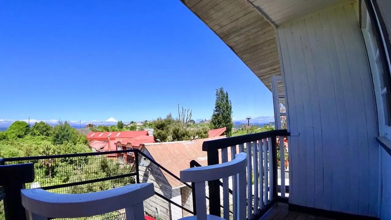 Balcony/Terrace in Hostal Triwe