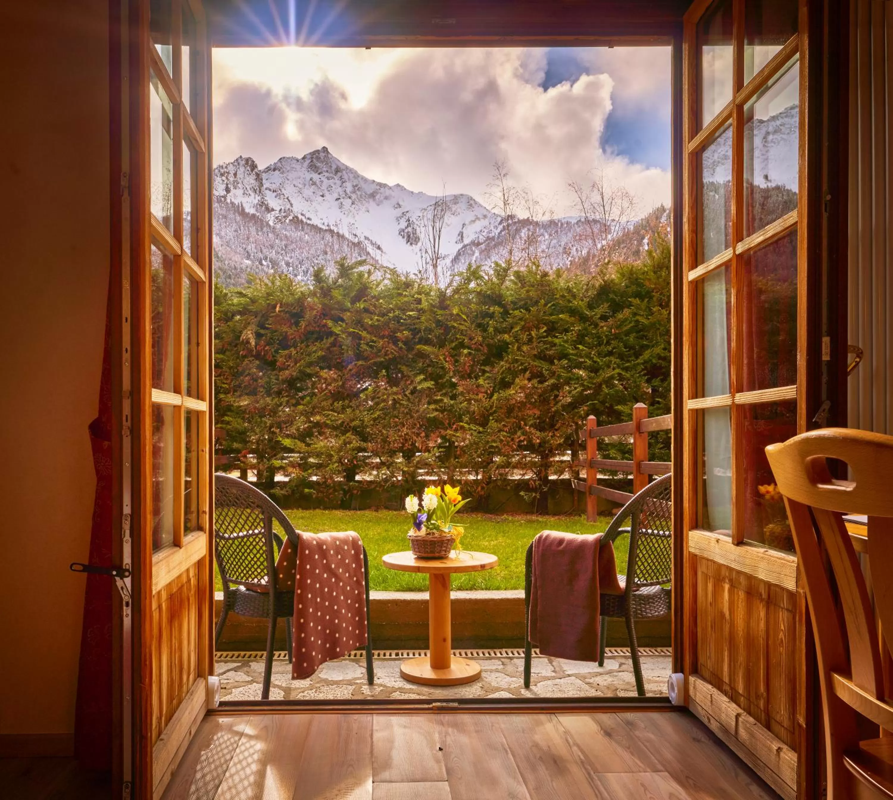 View (from property/room) in iH Hotels Courmayeur Mont Blanc