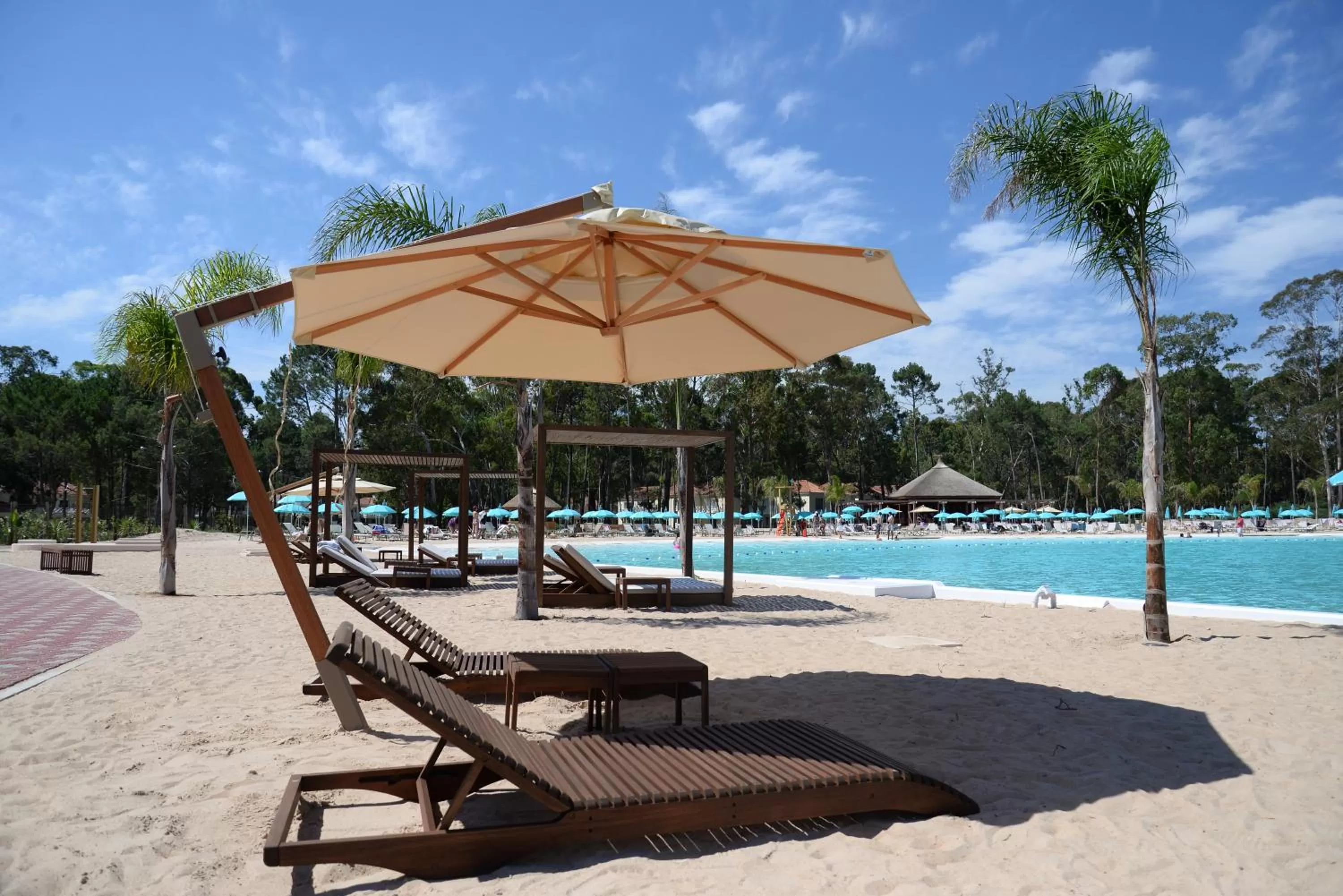 sunbed in Solanas Punta del Este & Crystal Beach