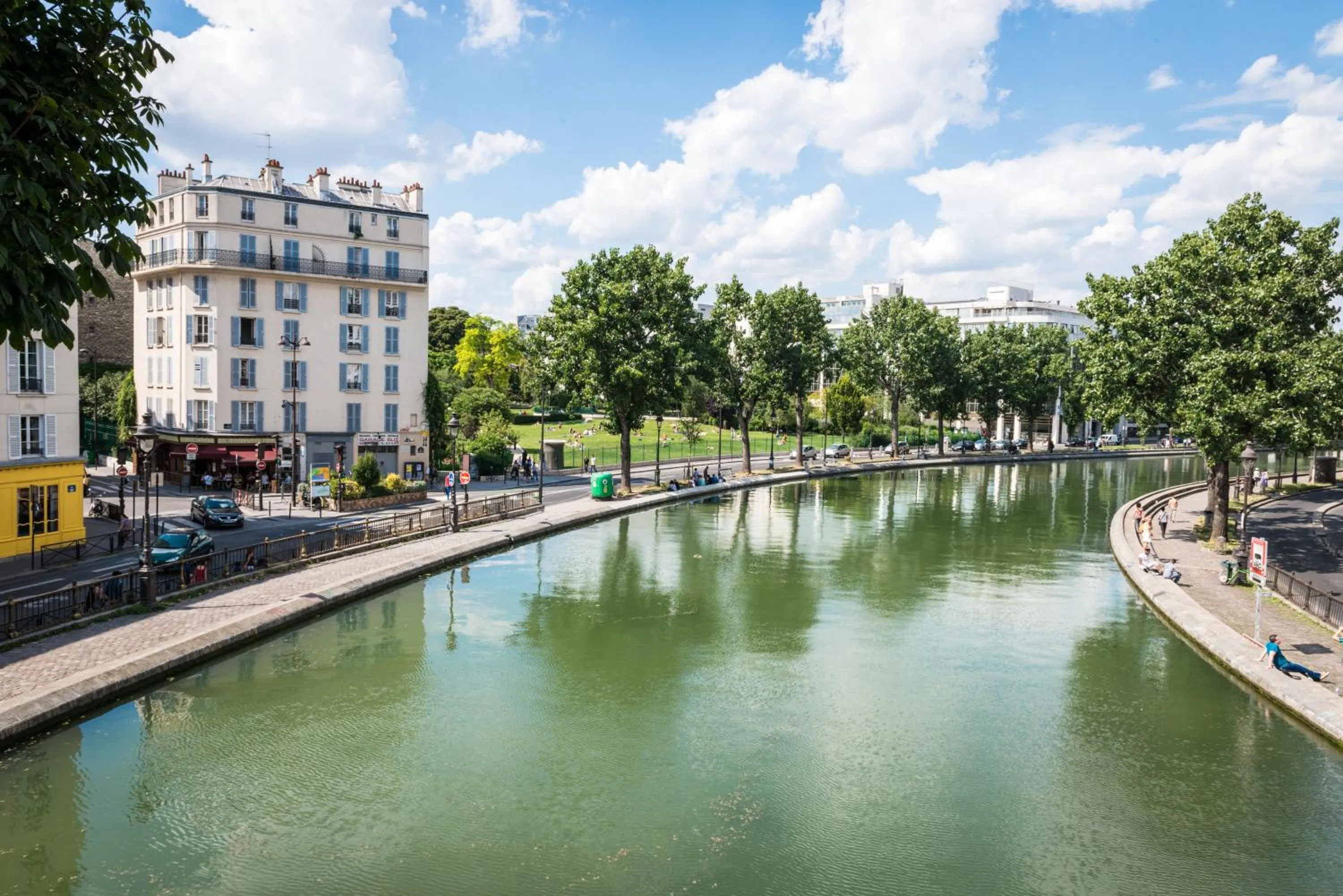 Nearby landmark in Le Robinet d'Or Paris Canal Saint Martin