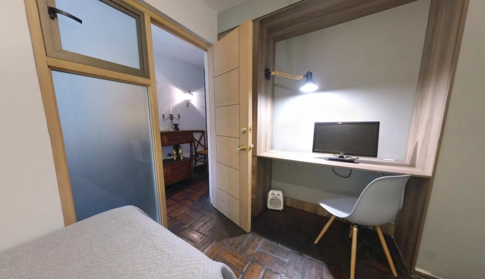 Seating area, TV/Entertainment Center in Rent apart Las Condes