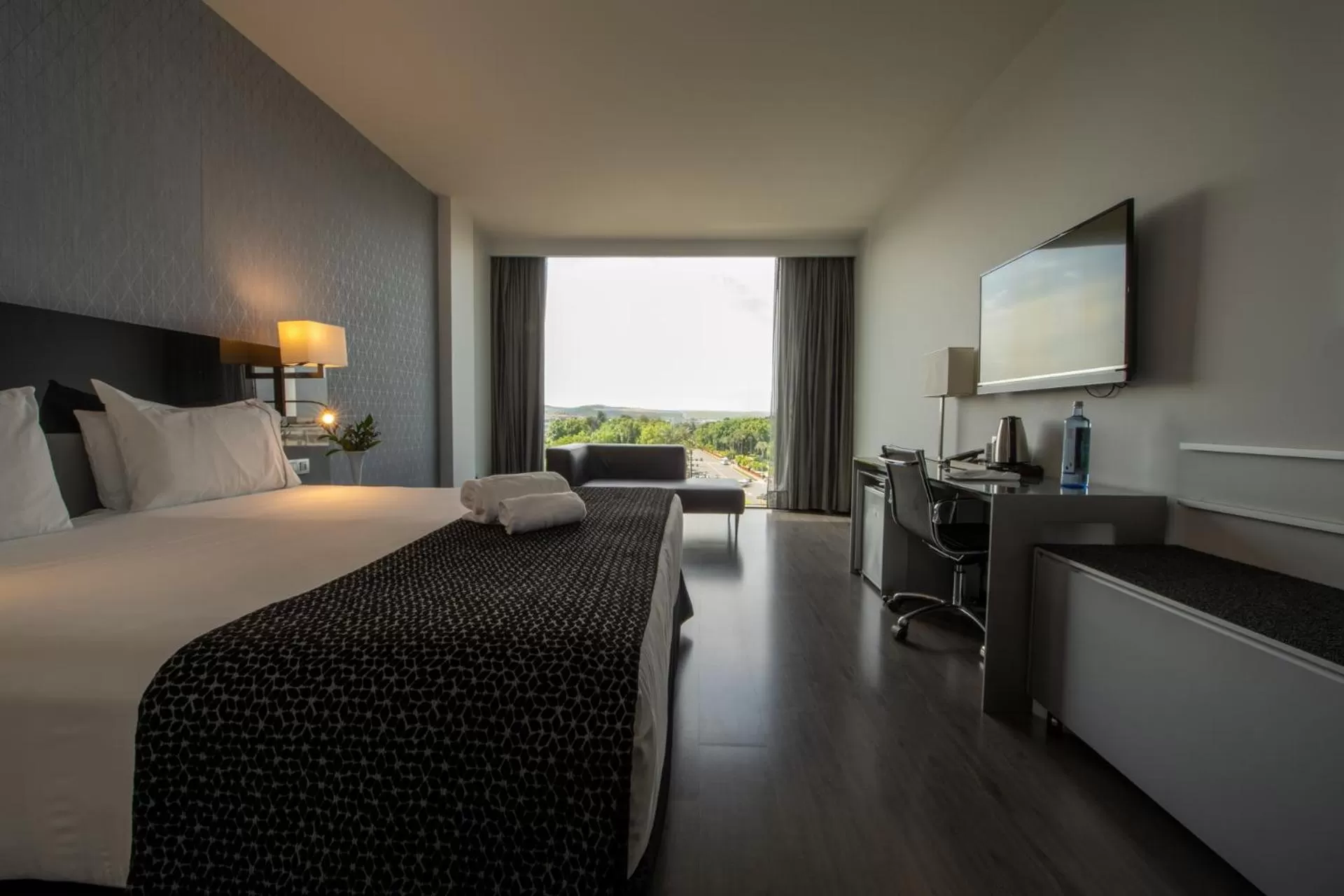 Bed in Eurostars Palace