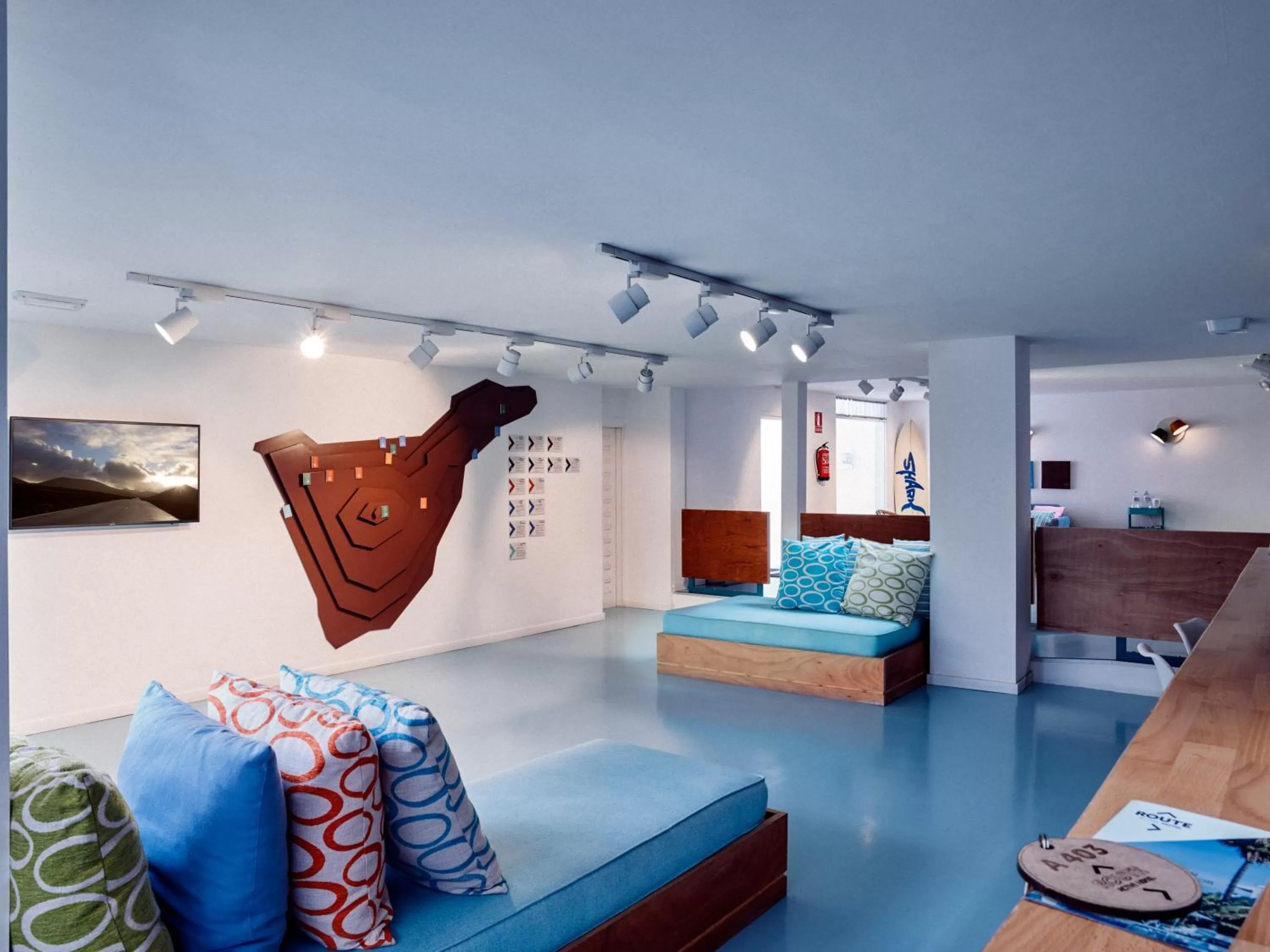 Lobby or reception, Bed in Route Active Hotel