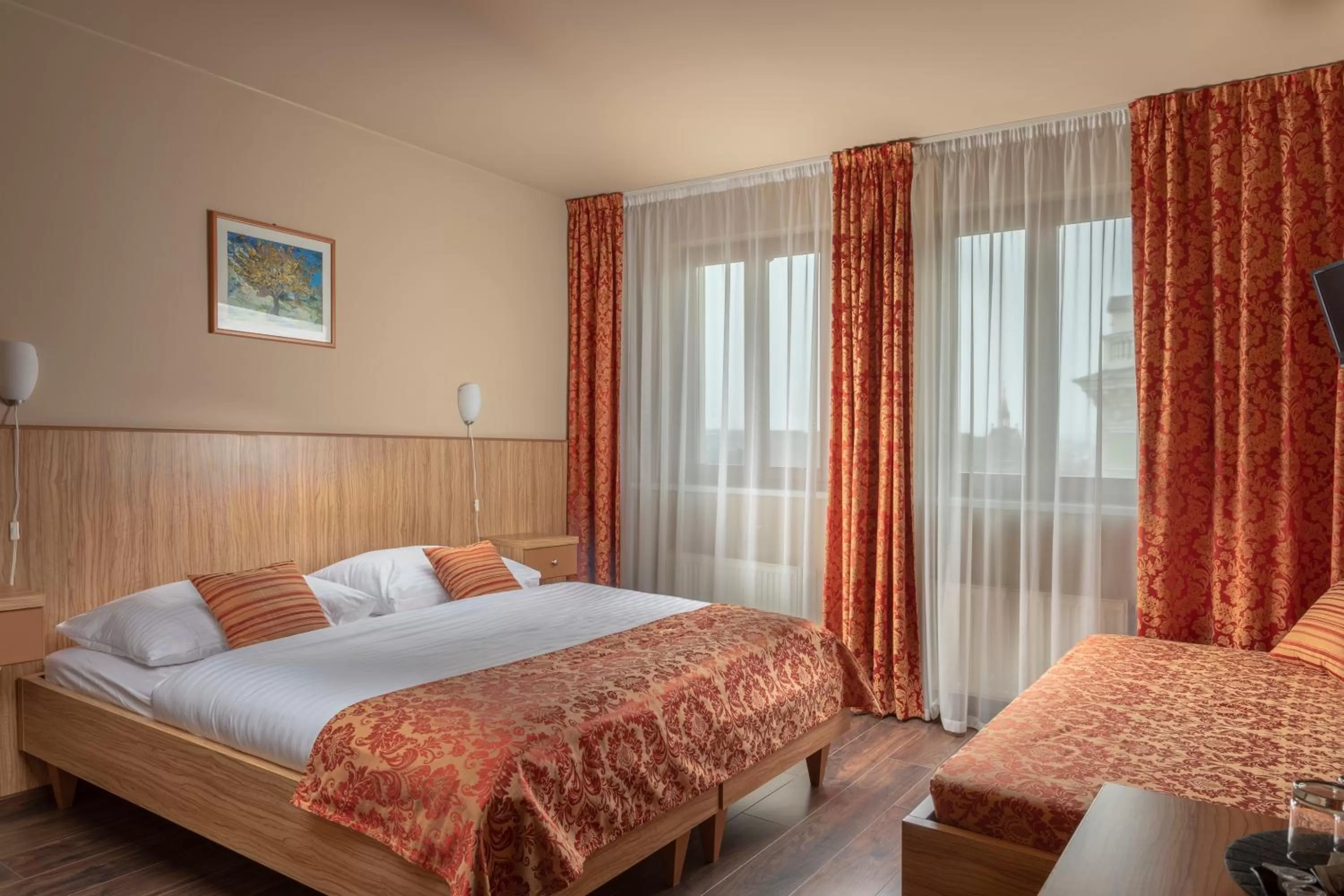 Bed in Hotel Superior Prague