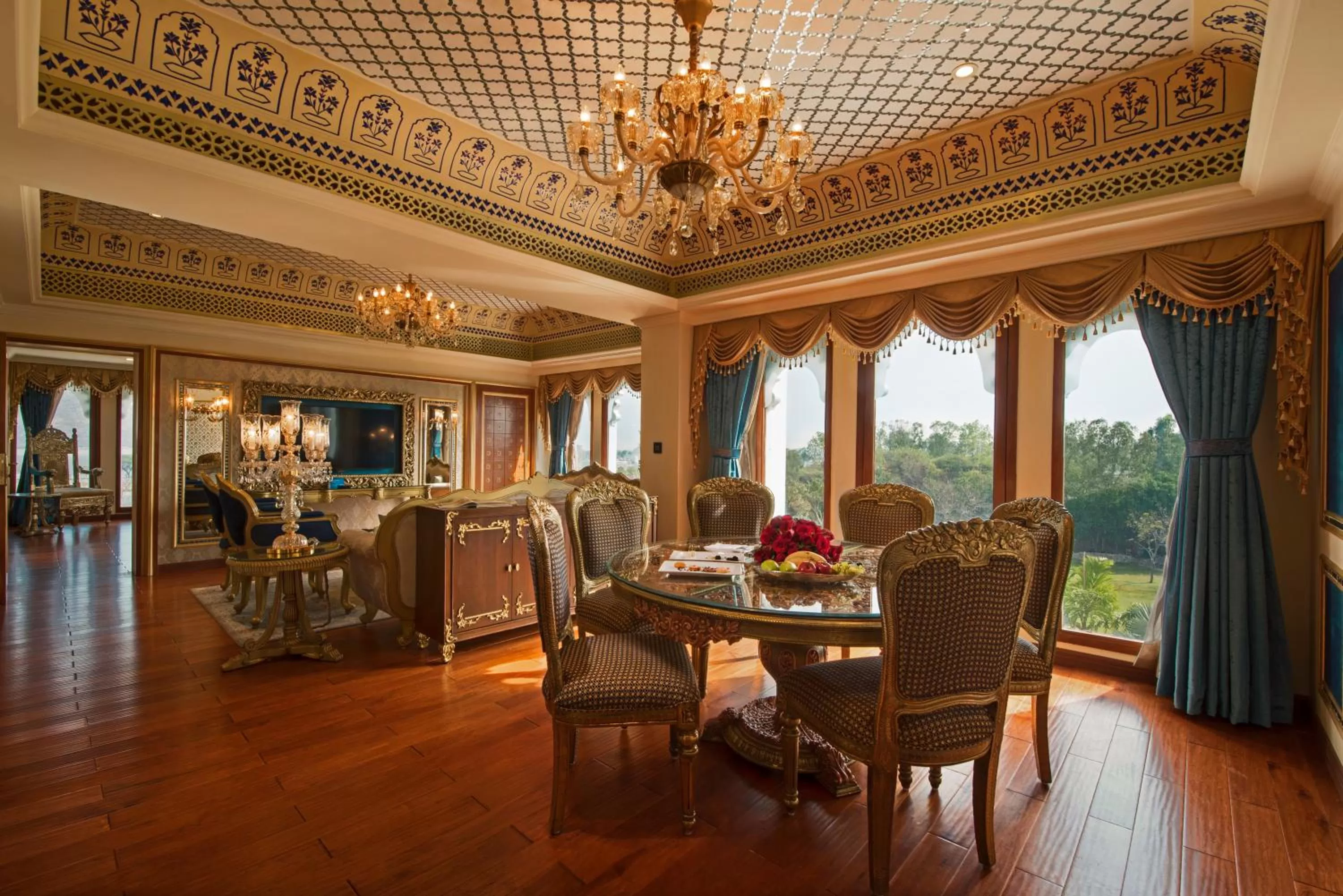 TV and multimedia in Radisson Blu Udaipur Palace Resort & Spa