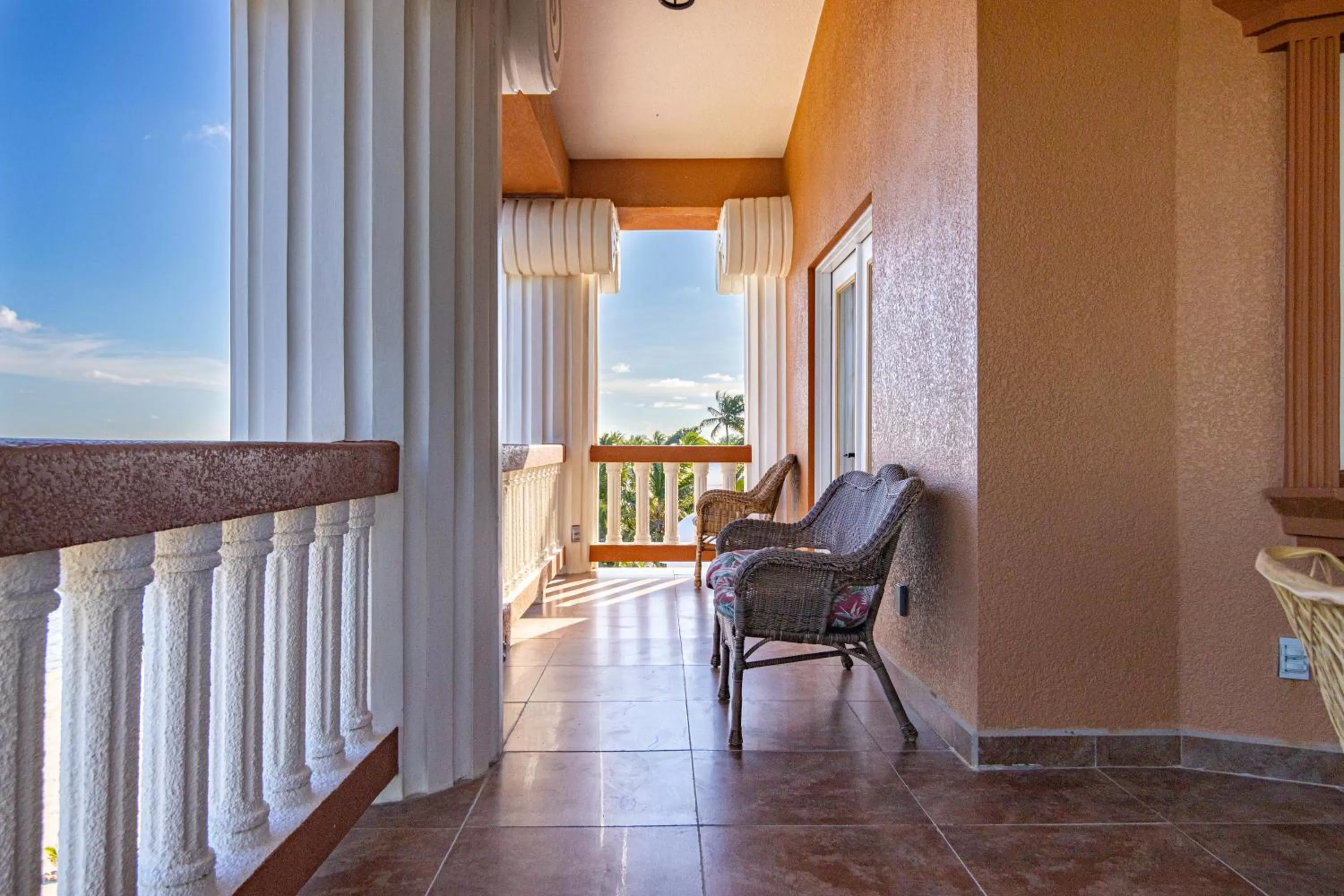 View (from property/room), Balcony/Terrace in Lighthouse Beach Villas