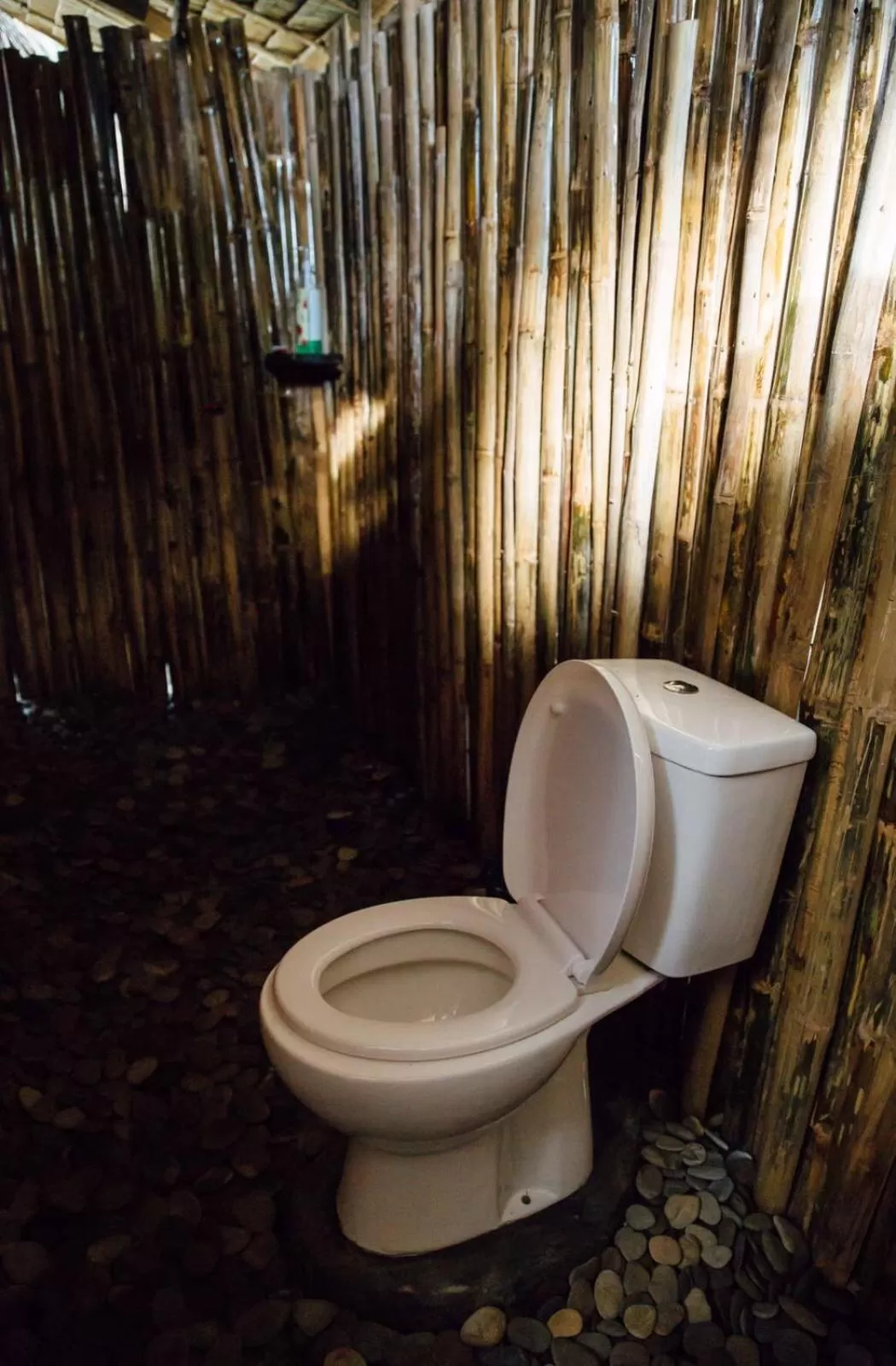 Bathroom in Prince John beachfront cottages and Restaurant