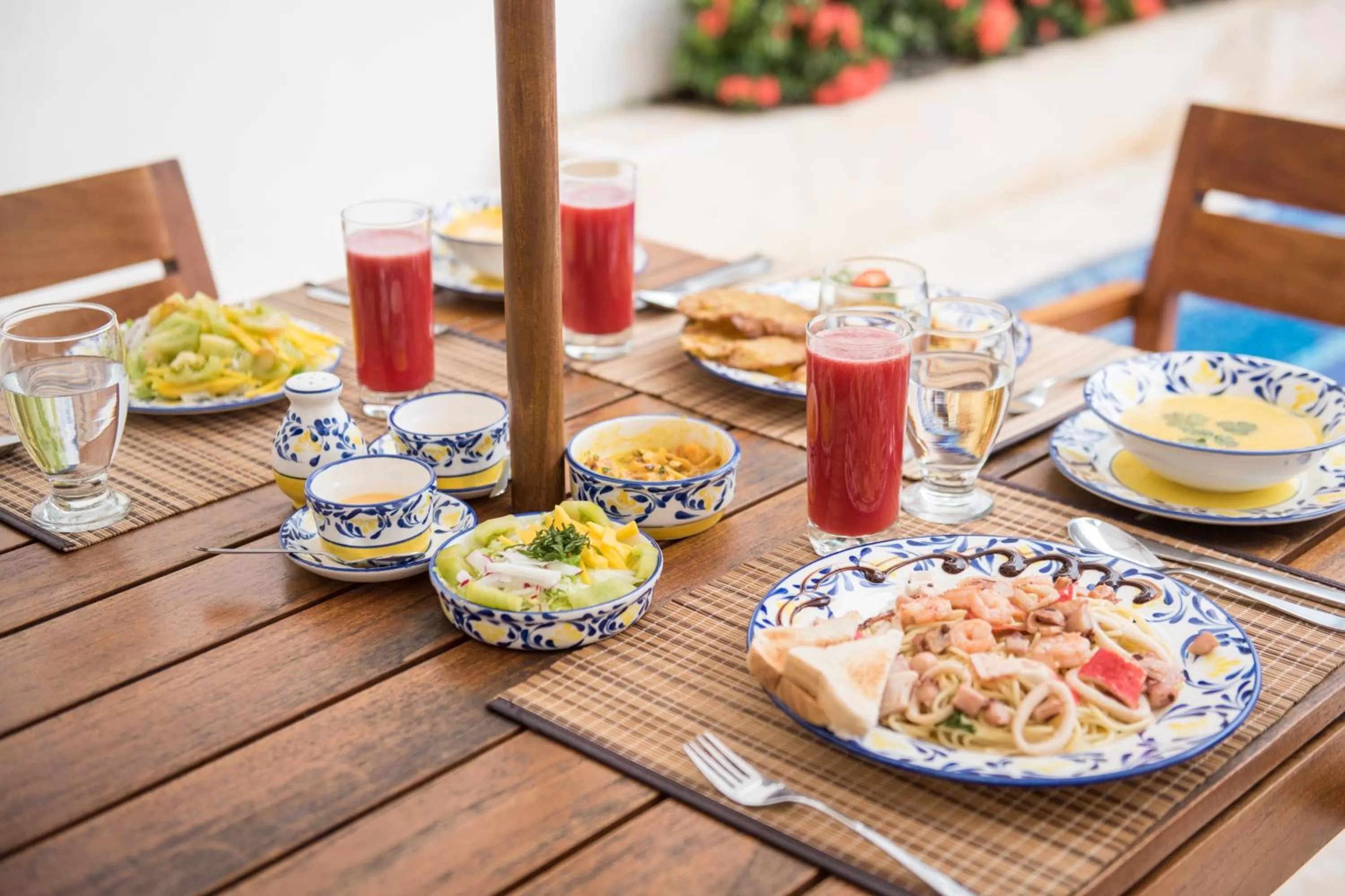Food in Nueva Granada Hotel Colonial -Centro Histórico-