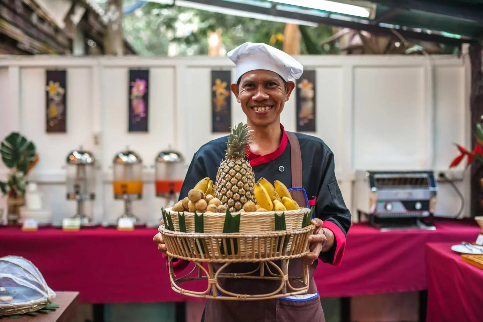 Asian breakfast in The Vatika Resort and Spa