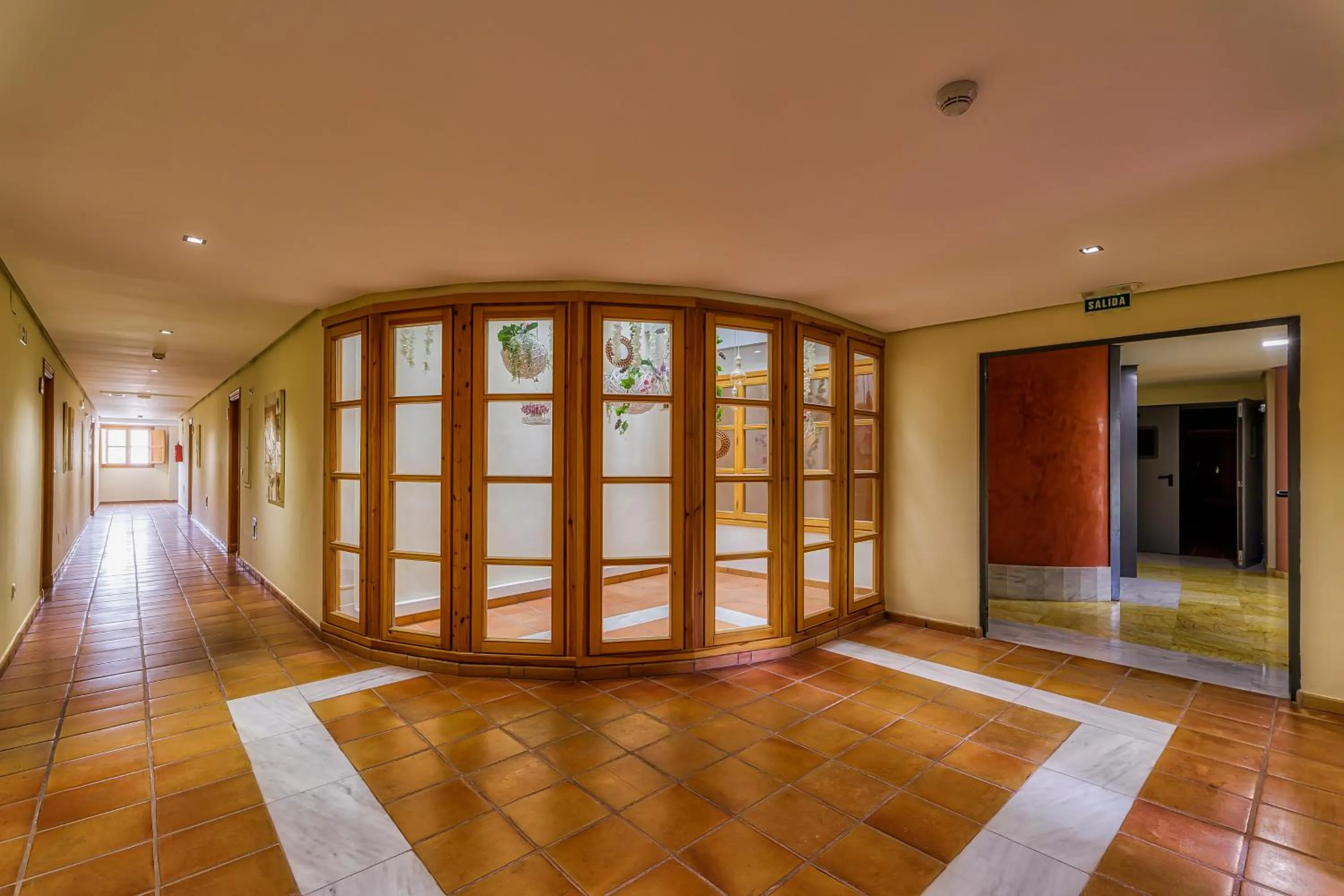 Lobby or reception in Jardines de La Santa