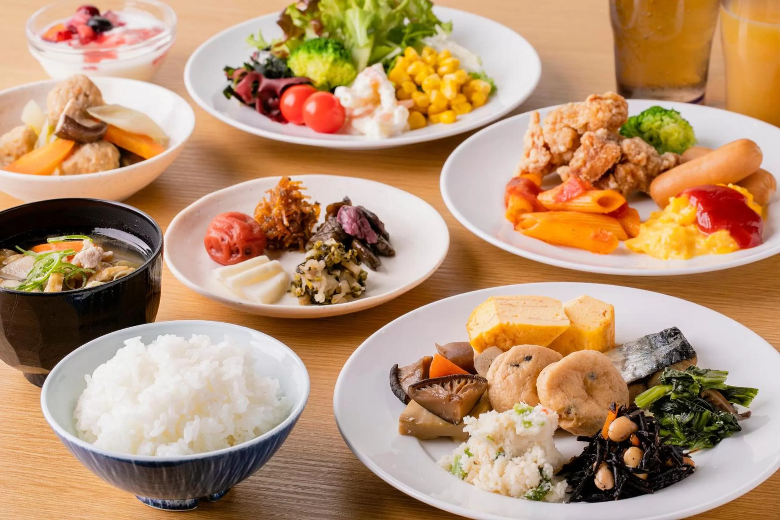 Breakfast in KOKO HOTEL Kyoto Sanjo - formerly Hotel Wing International Premium Kyoto Sanjo