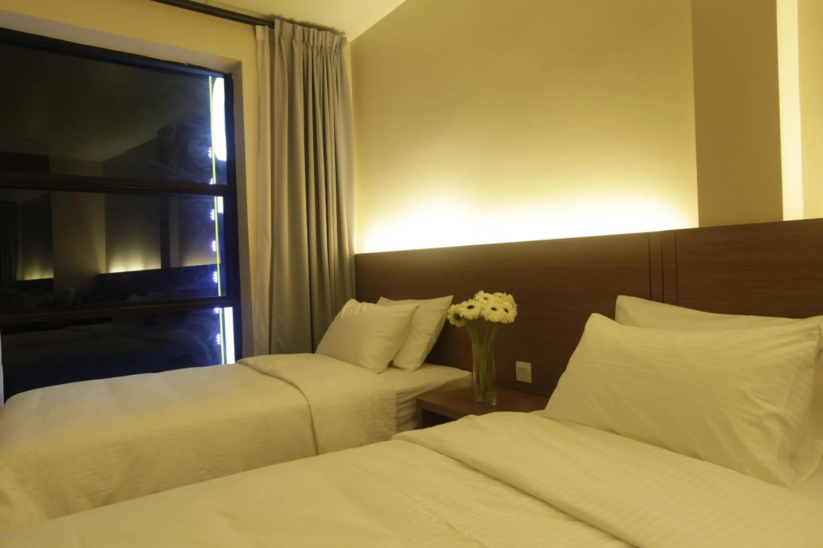 Bed in I am Jazz Hotel