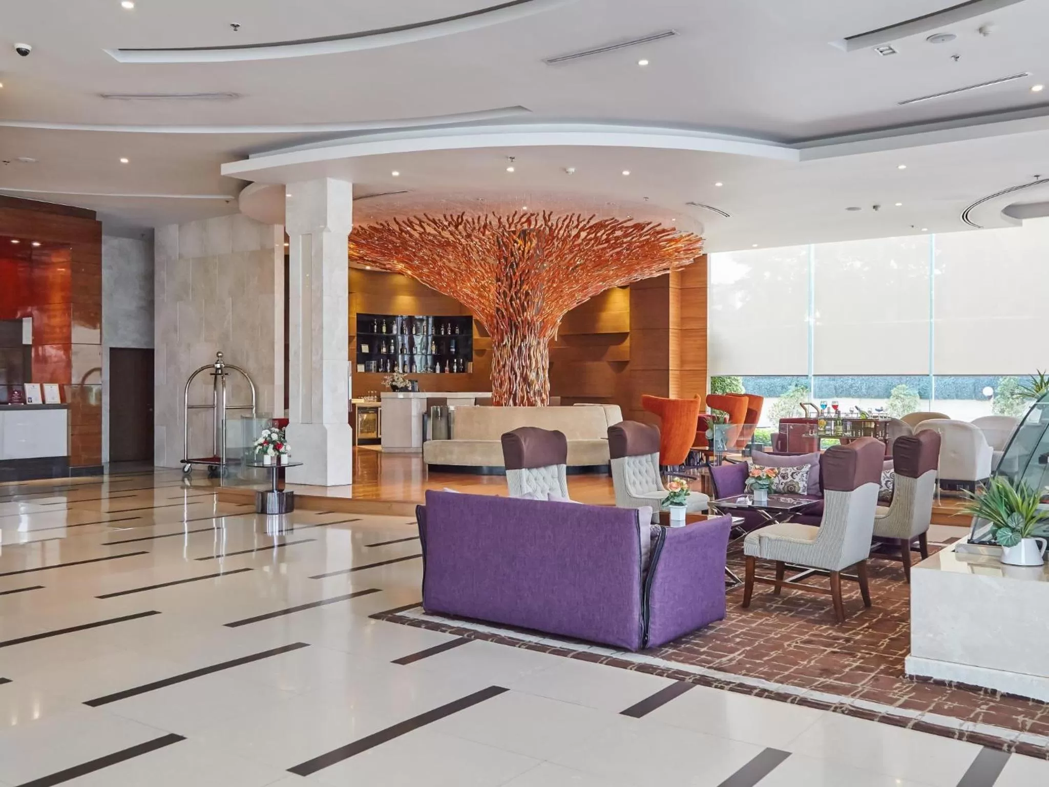 Lobby or reception in Maple Hotel