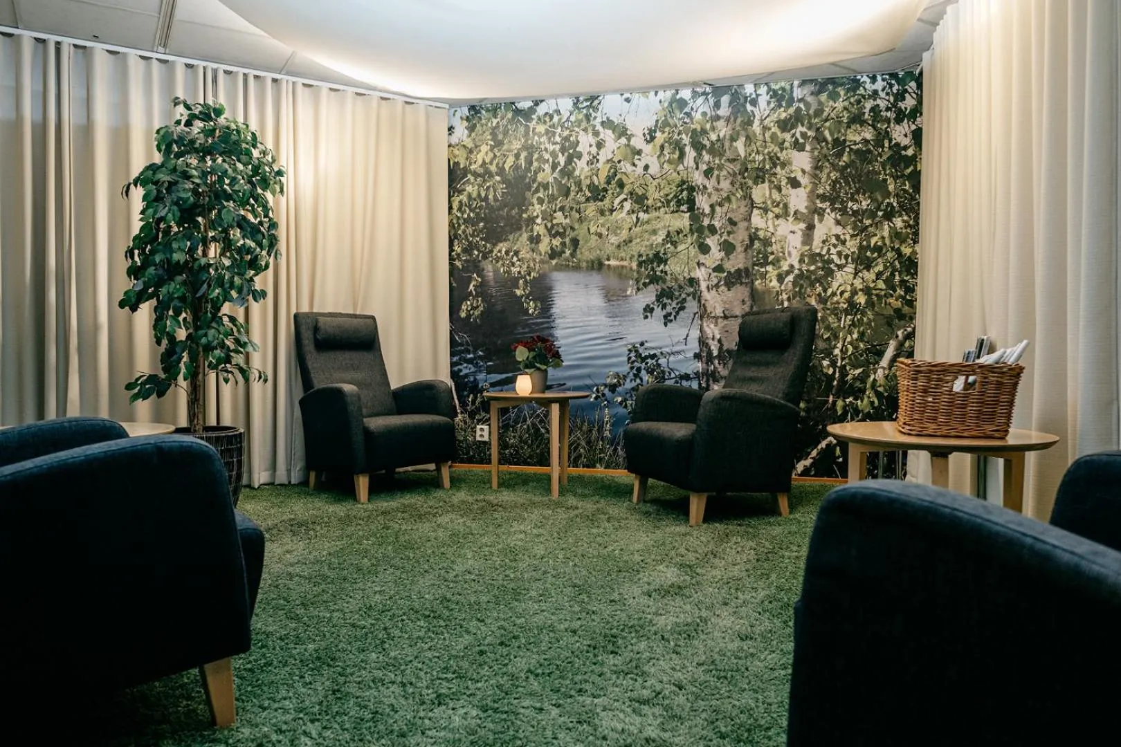 Seating area in Hotell Björken