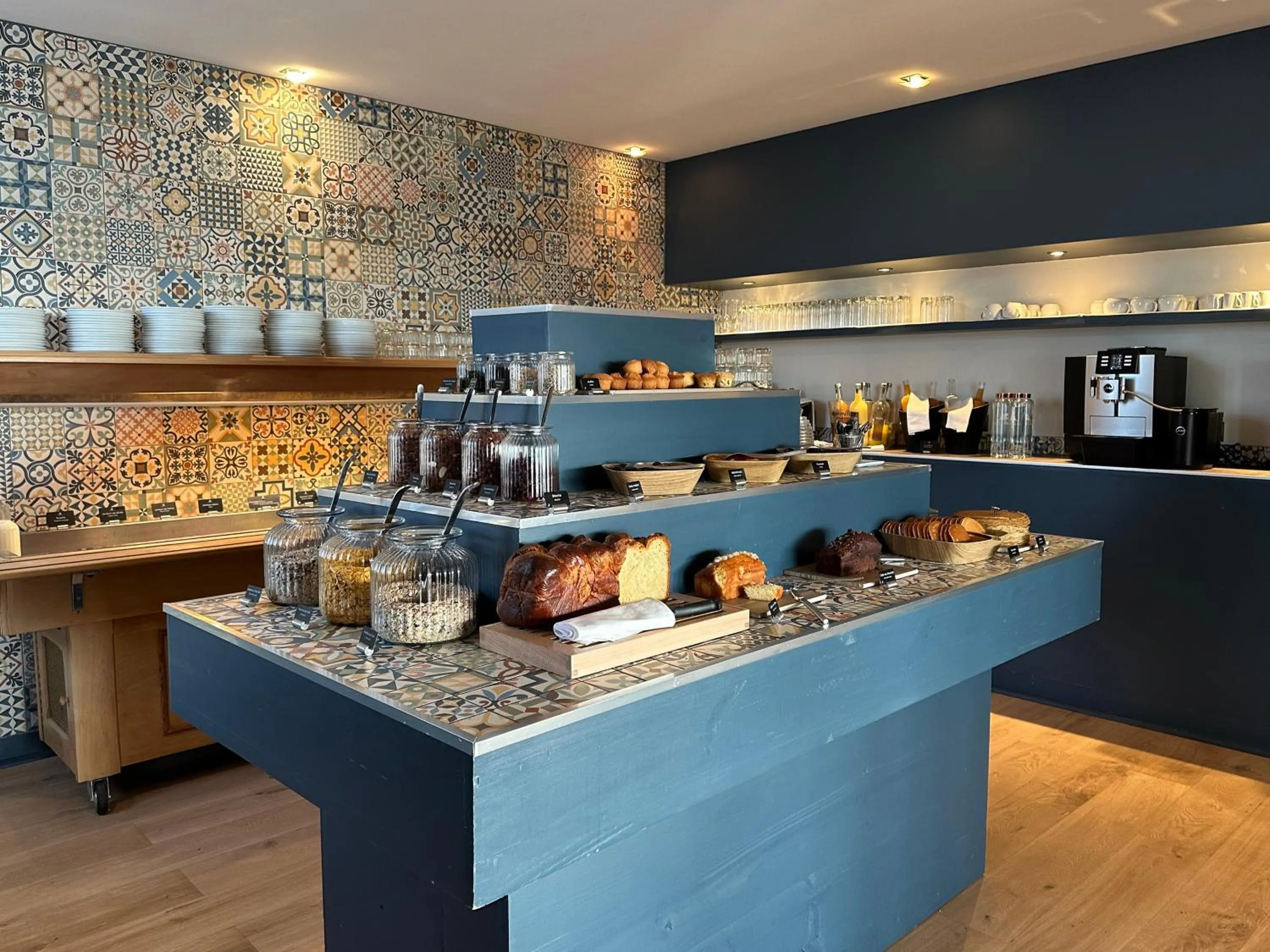 Buffet breakfast in Domaine De La Corniche