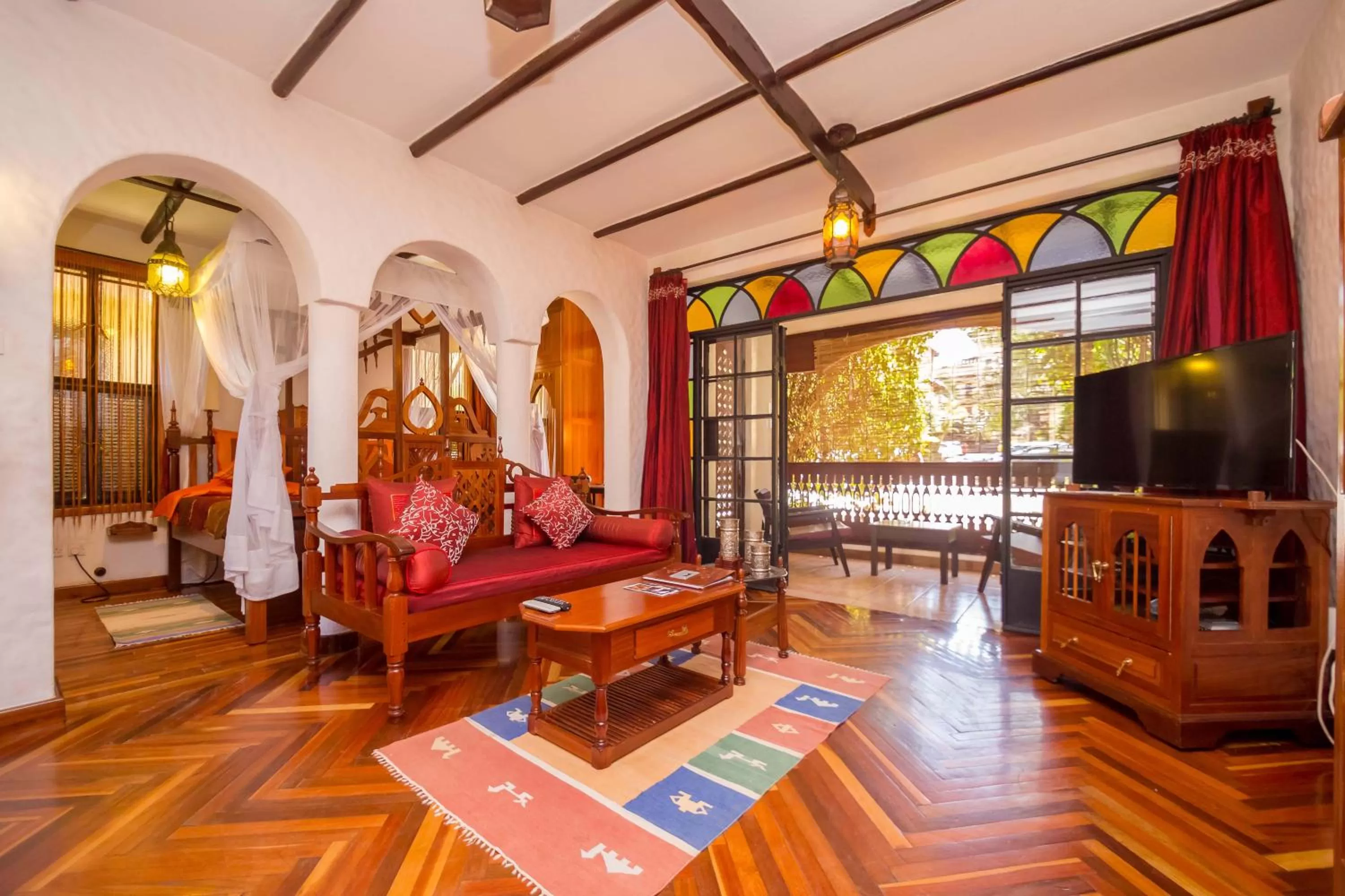 Seating area in The King Post