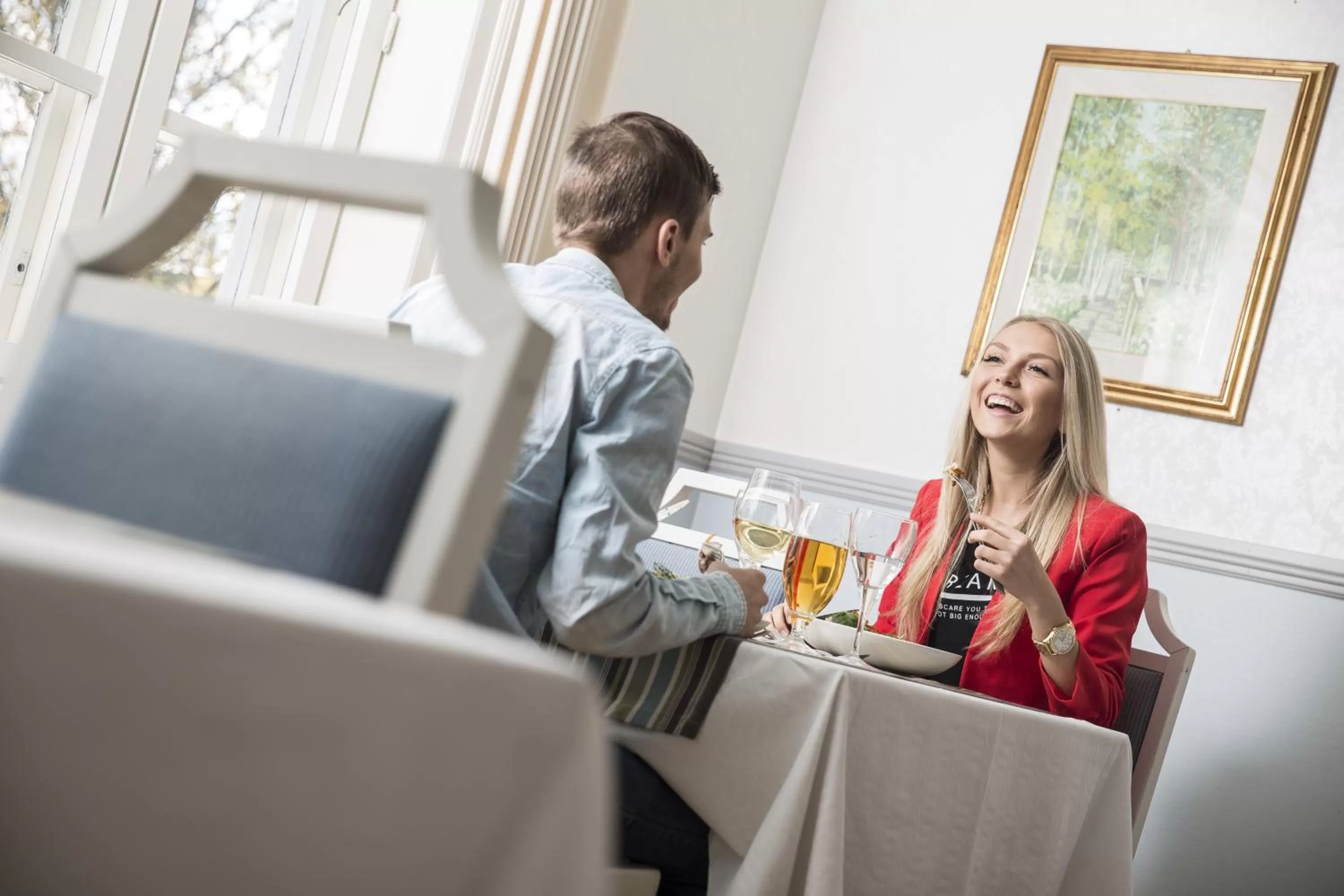 Restaurant/places to eat, Guests in Sahanlahti Resort